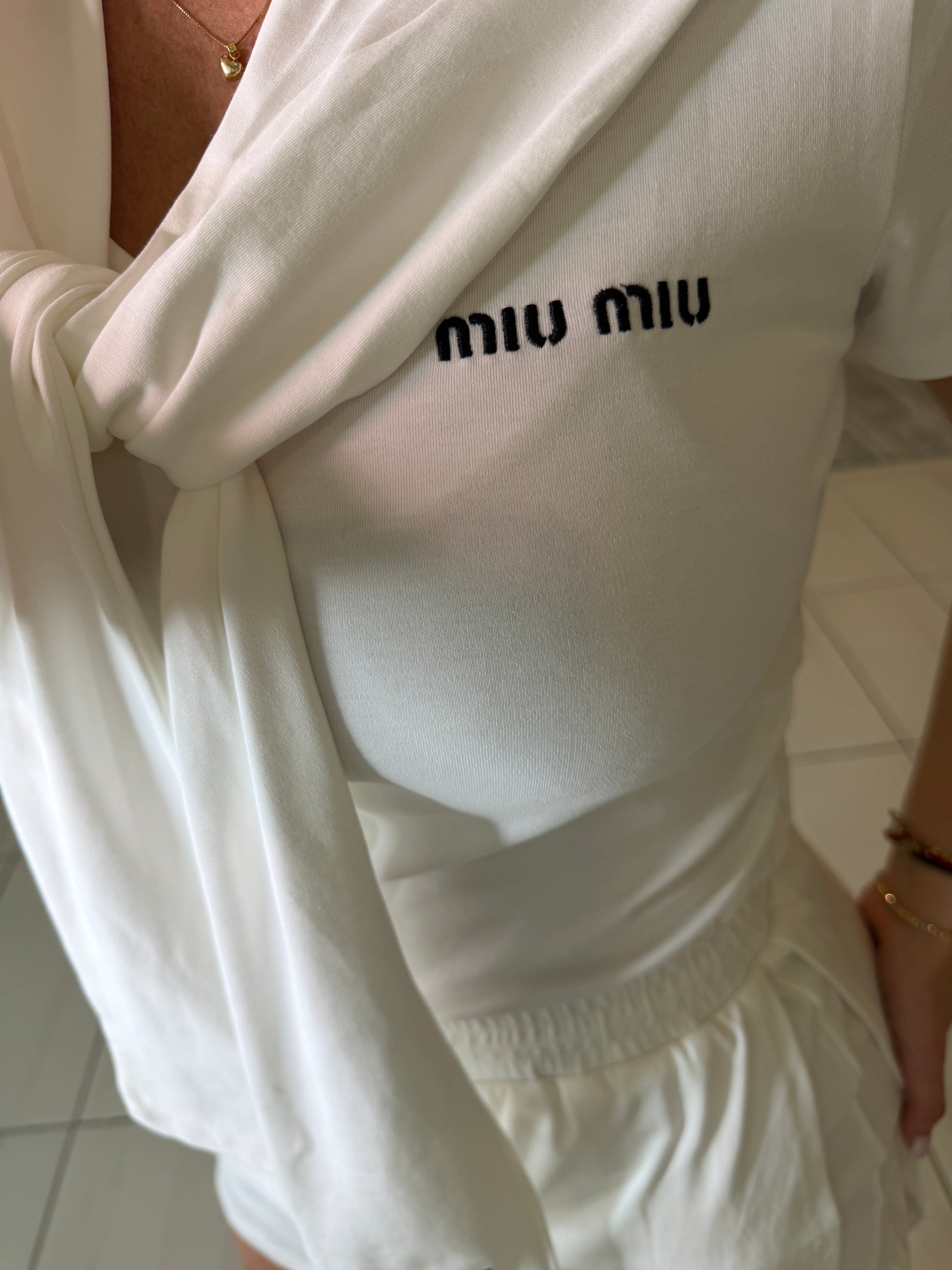 Iconic Tennis White Short Set