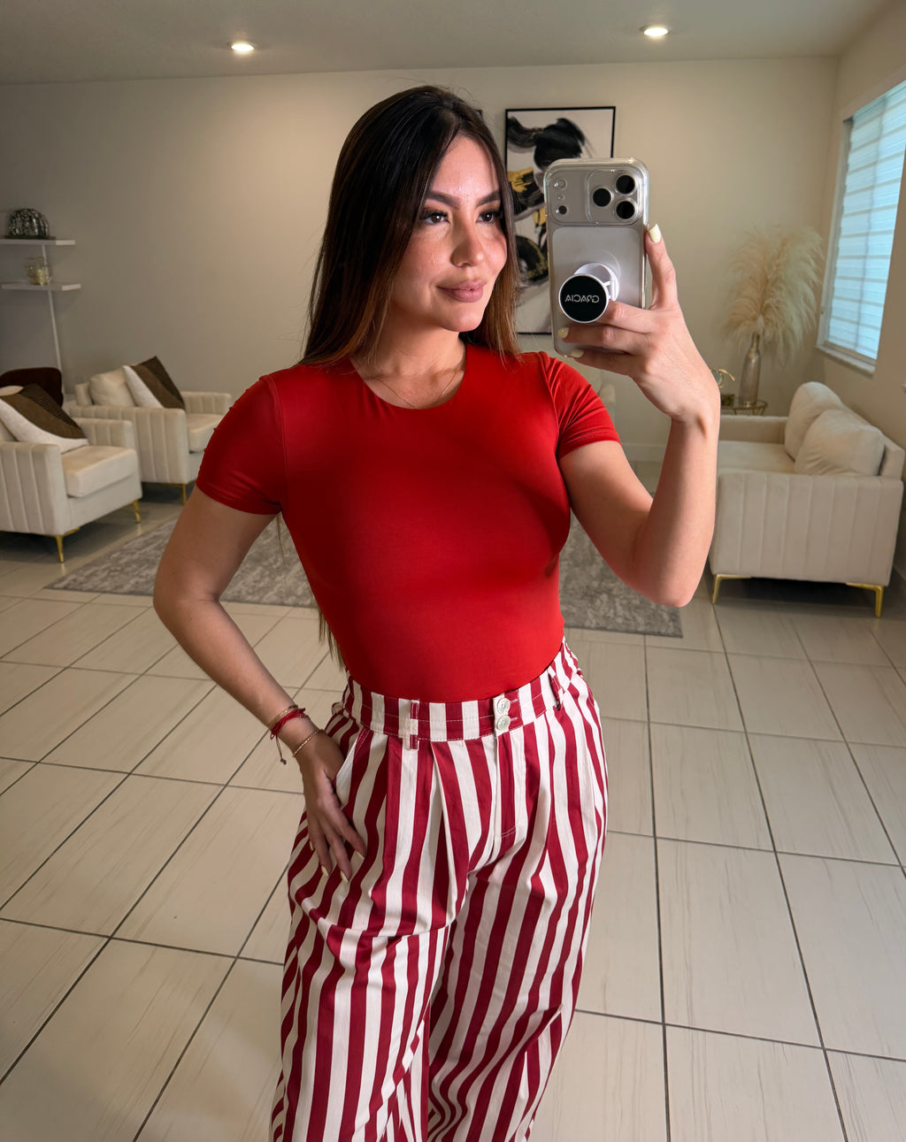 Soft Serenity Red Wine Basic Top