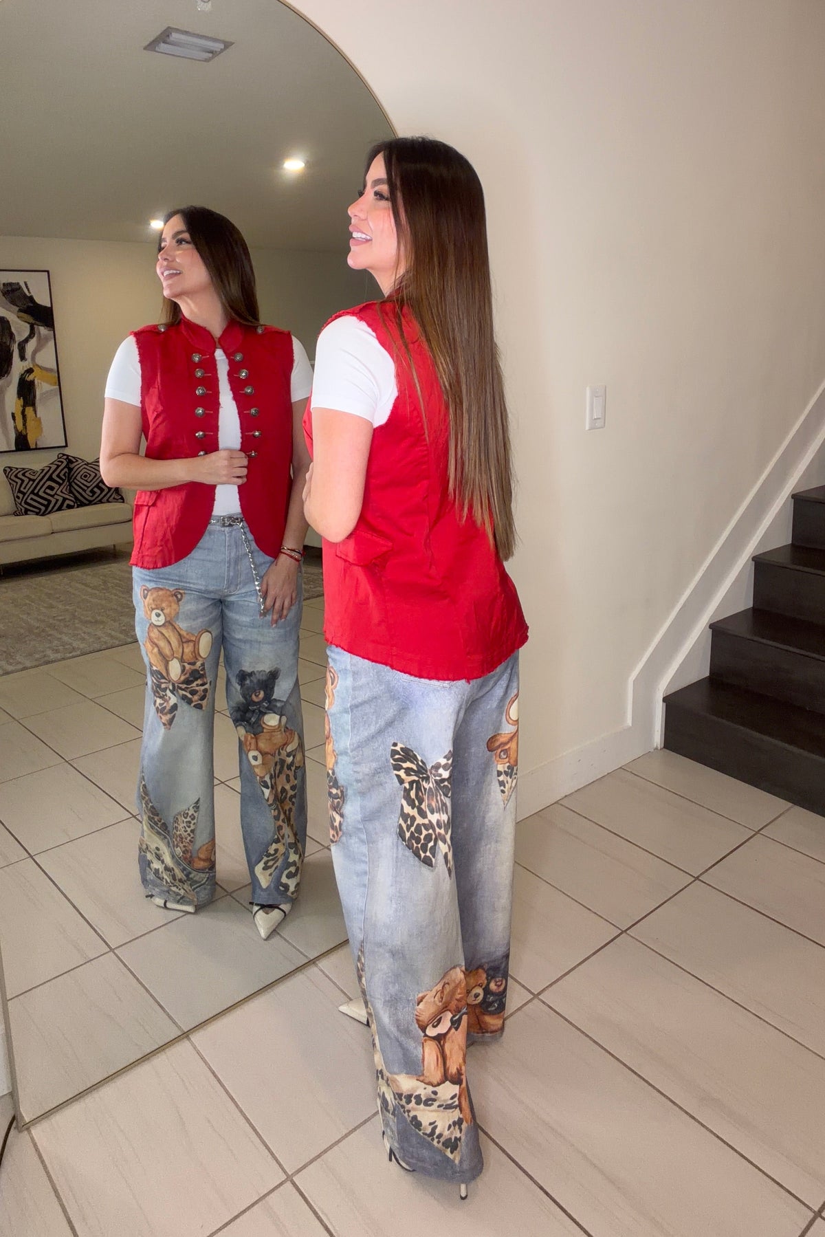 Charming Leopard Printed Pants