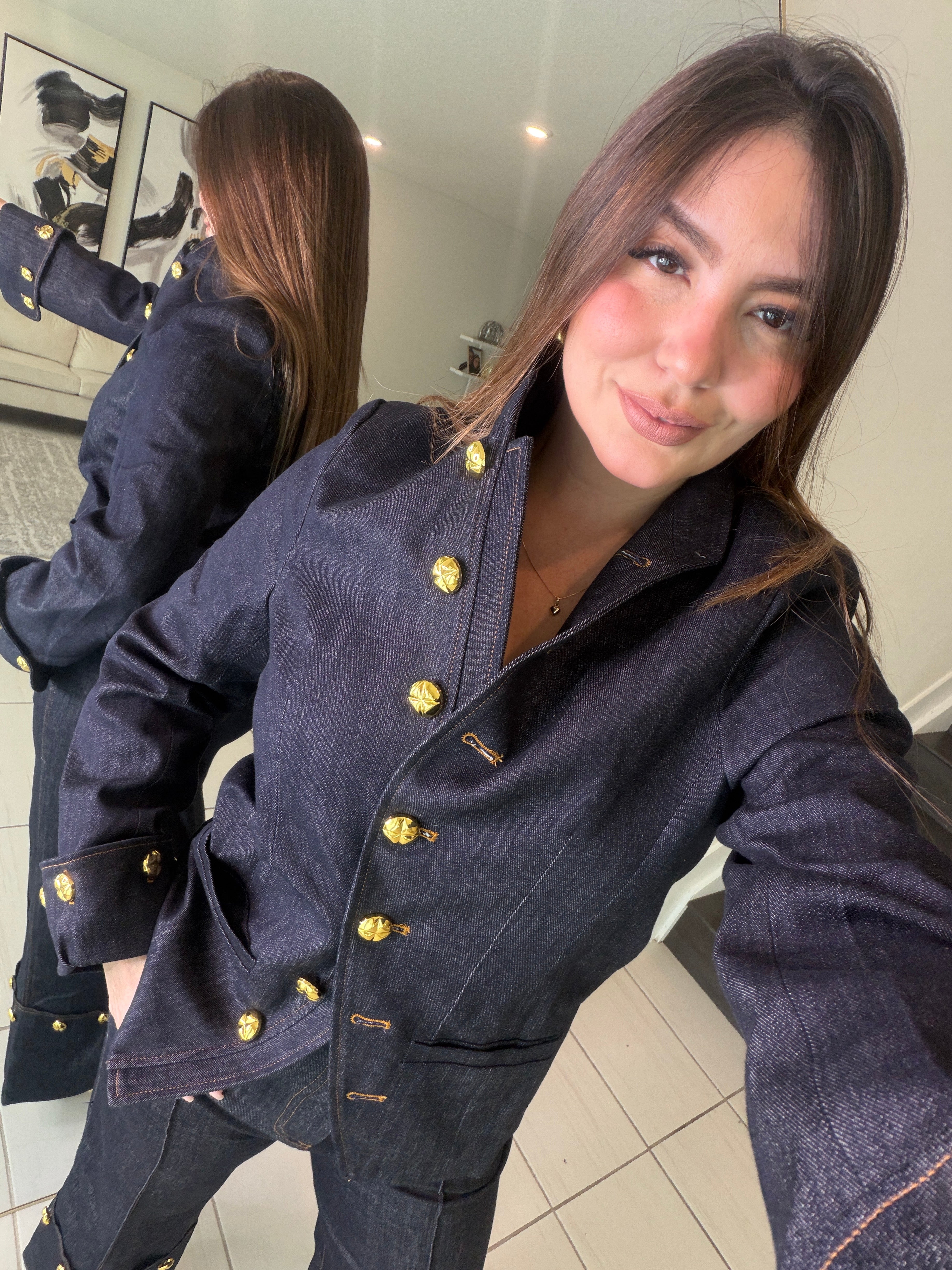 Pirate Rebellion Dark Denim Pant Set