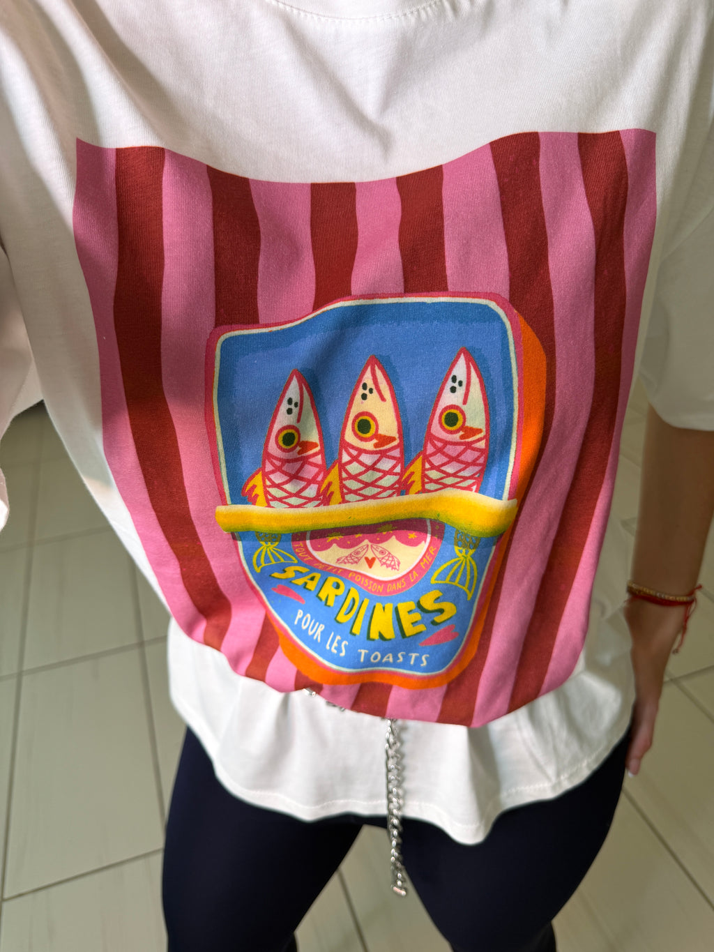 Chic Sardines White Tshirt