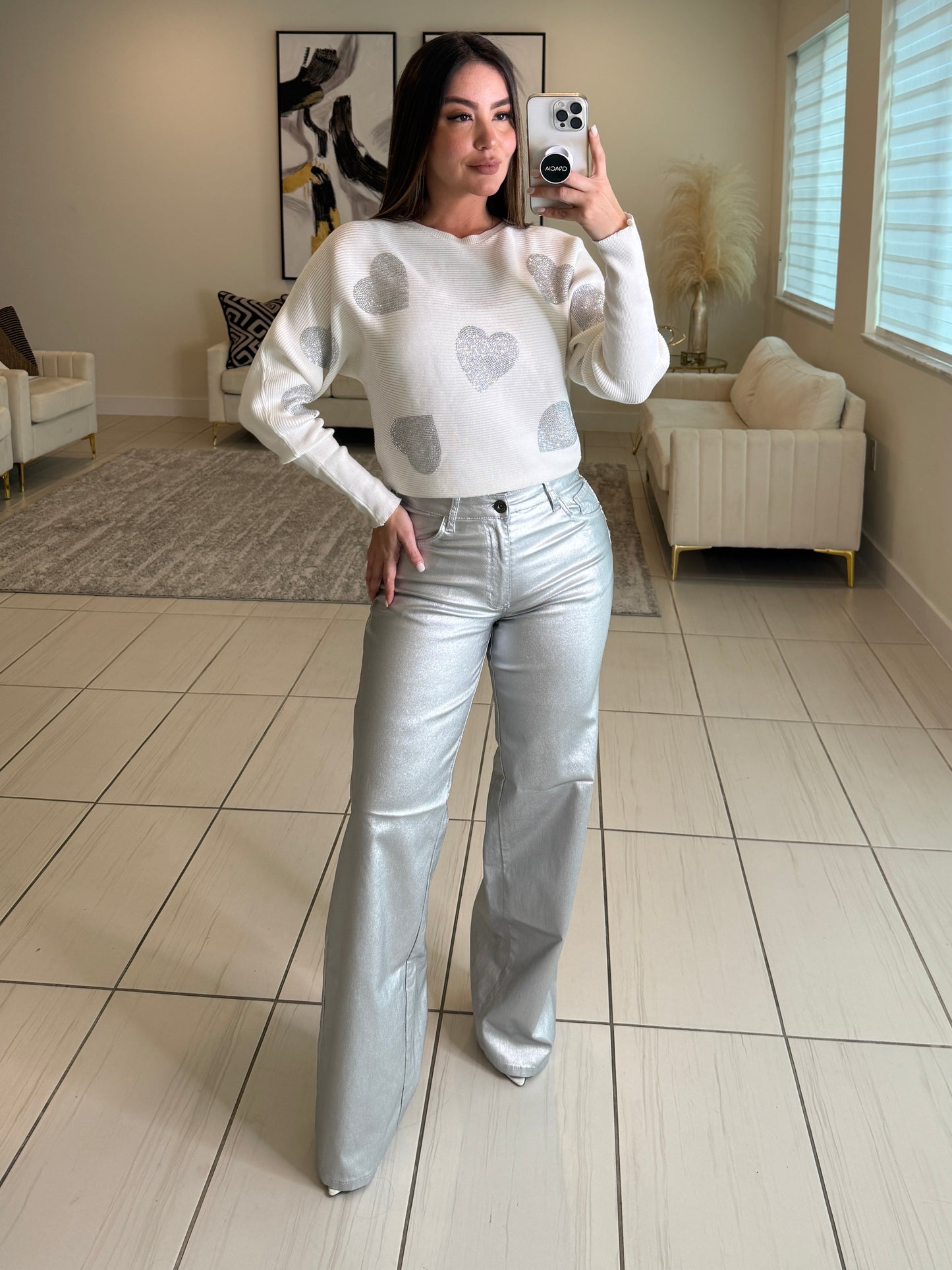 Street Verse Silver Pants