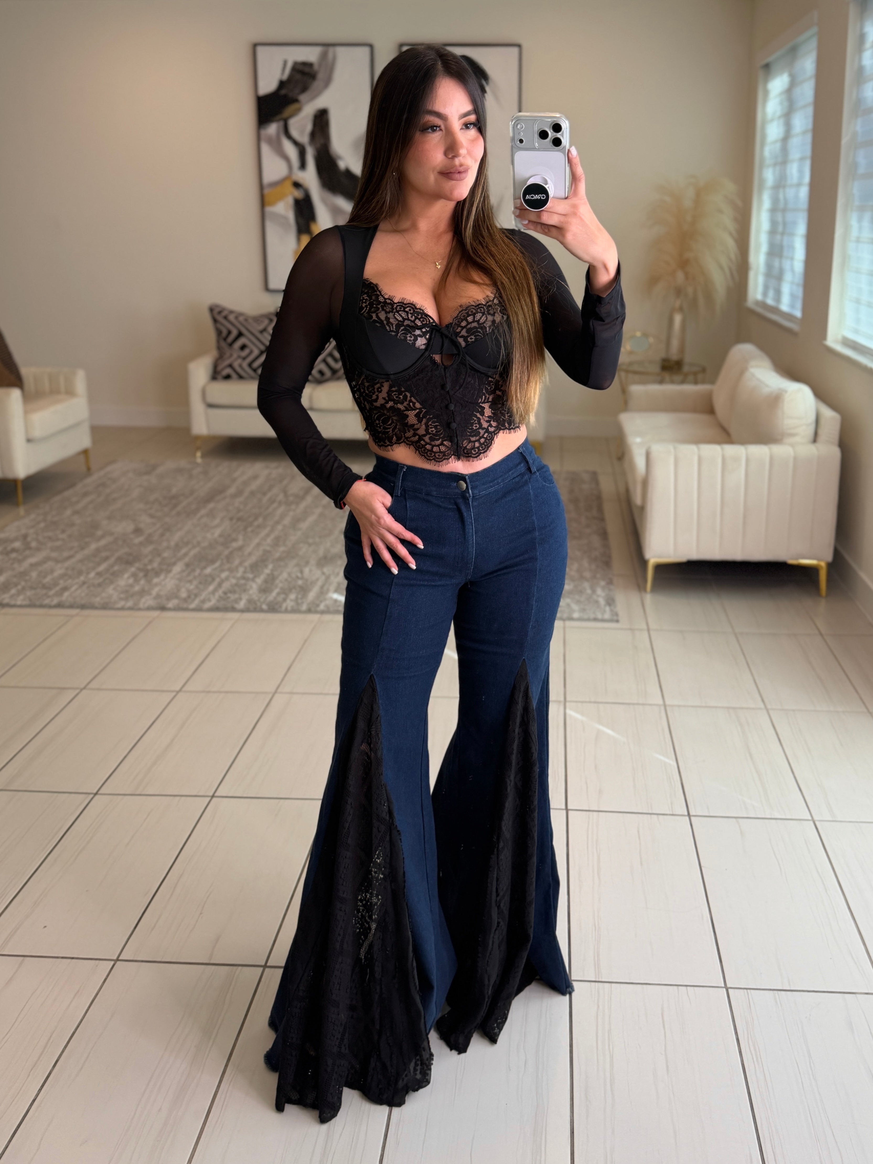 City Things Flare Denim Pants