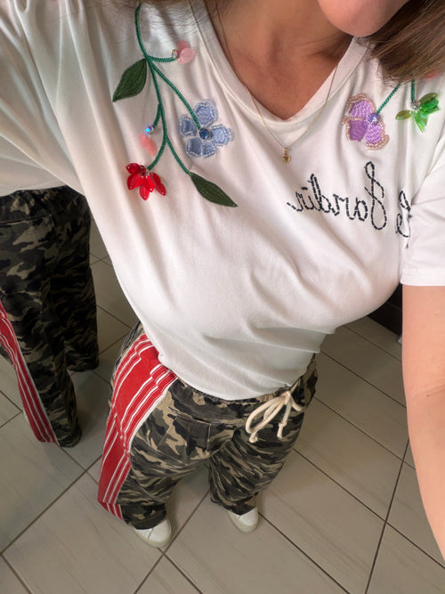 Le Jardin White Tshirt