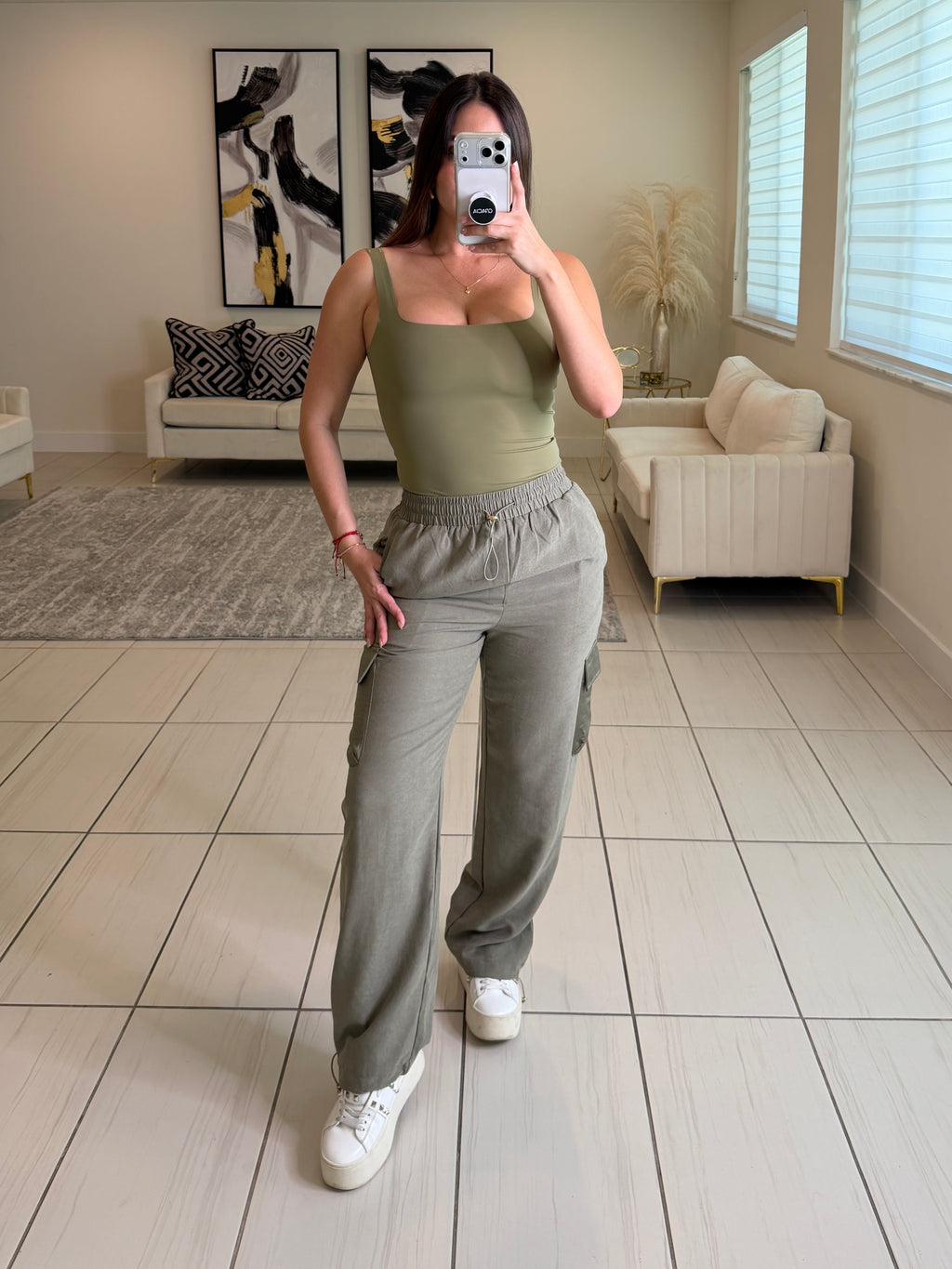 Luxe Seamless Green Bodysuit
