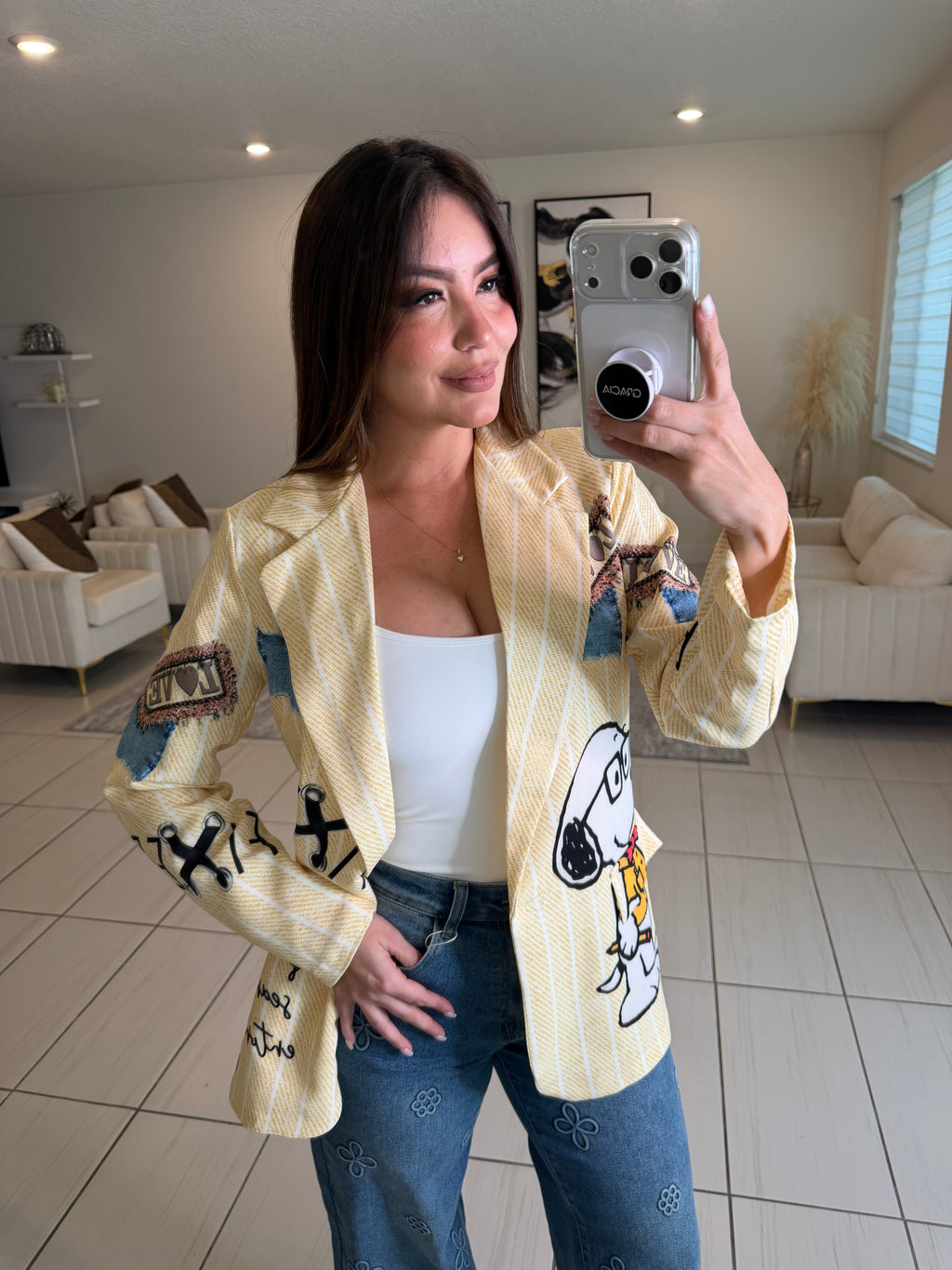 Glamorous Magic Yellow Blazer