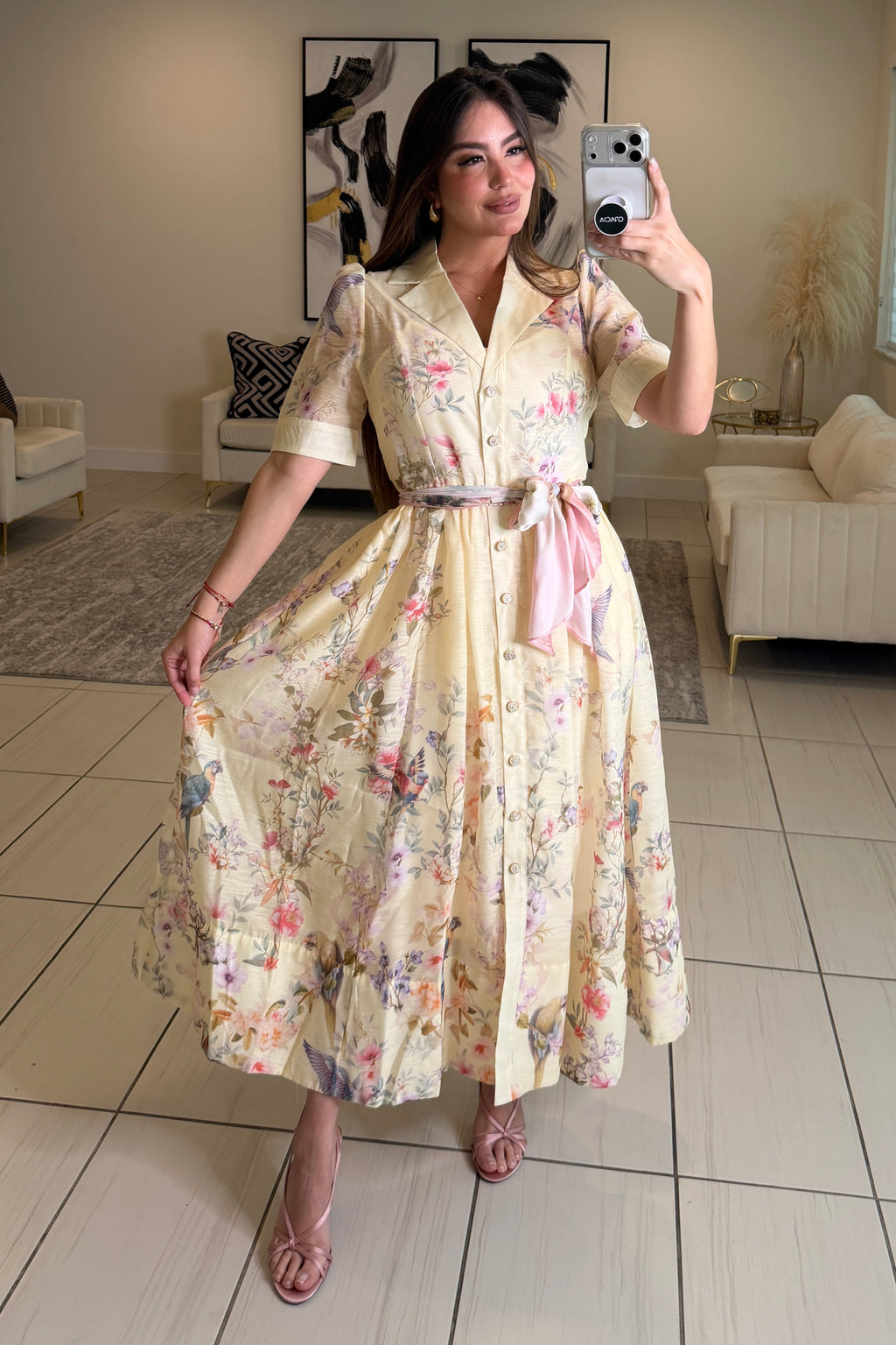 Radiant Reverie Yellow Dress