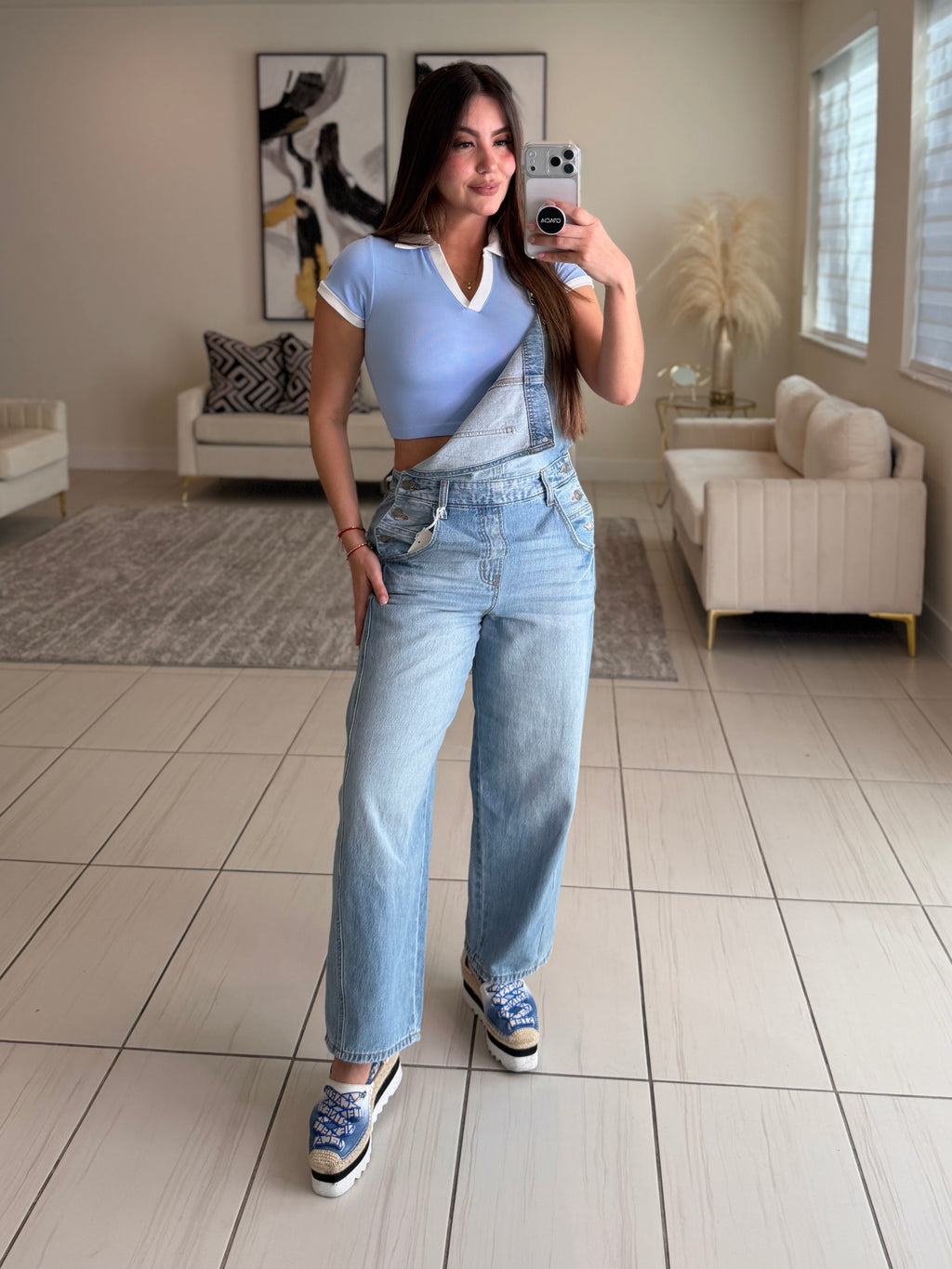 High Road Denim Barrel Jumpsuit