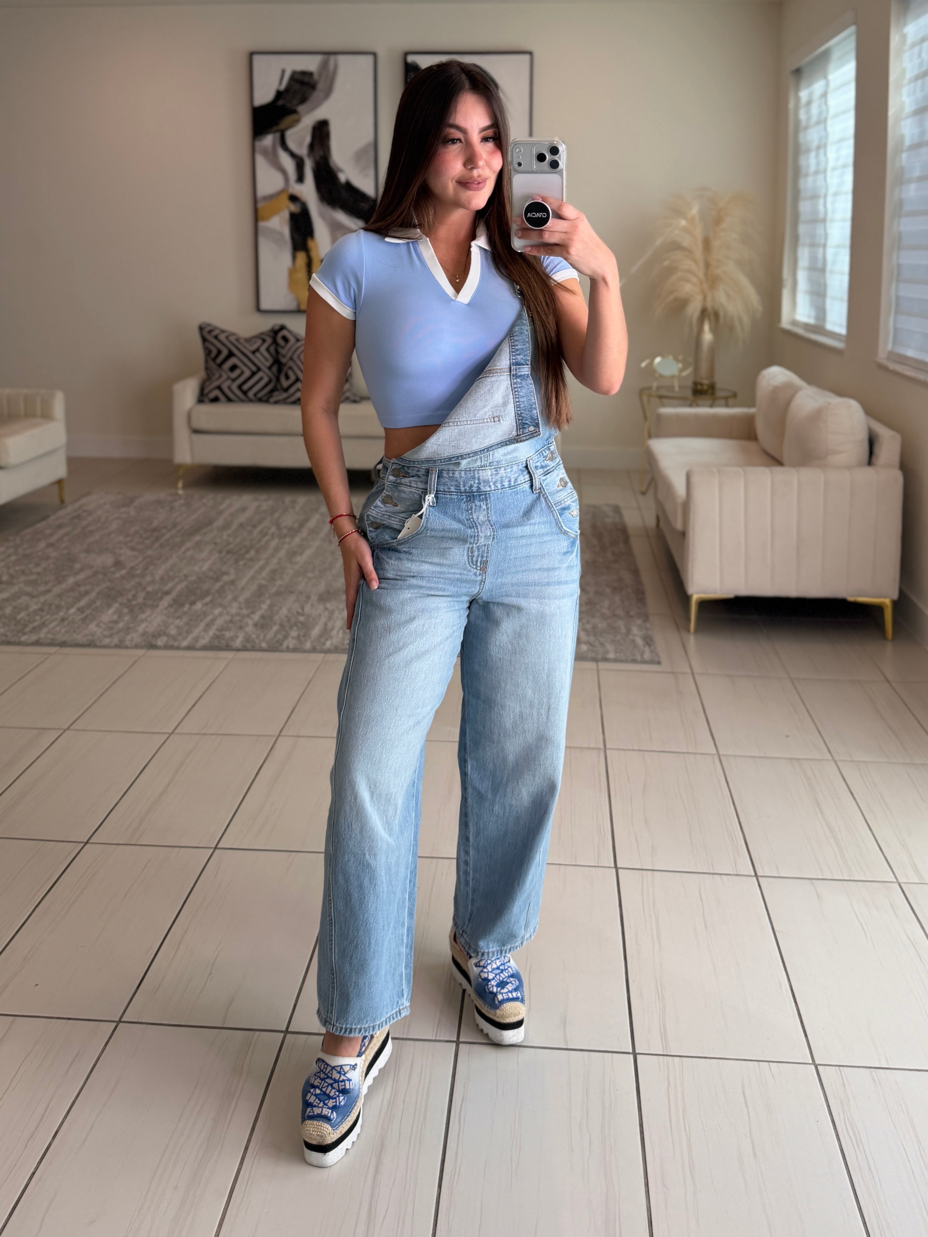 High Road Denim Barrel Jumpsuit