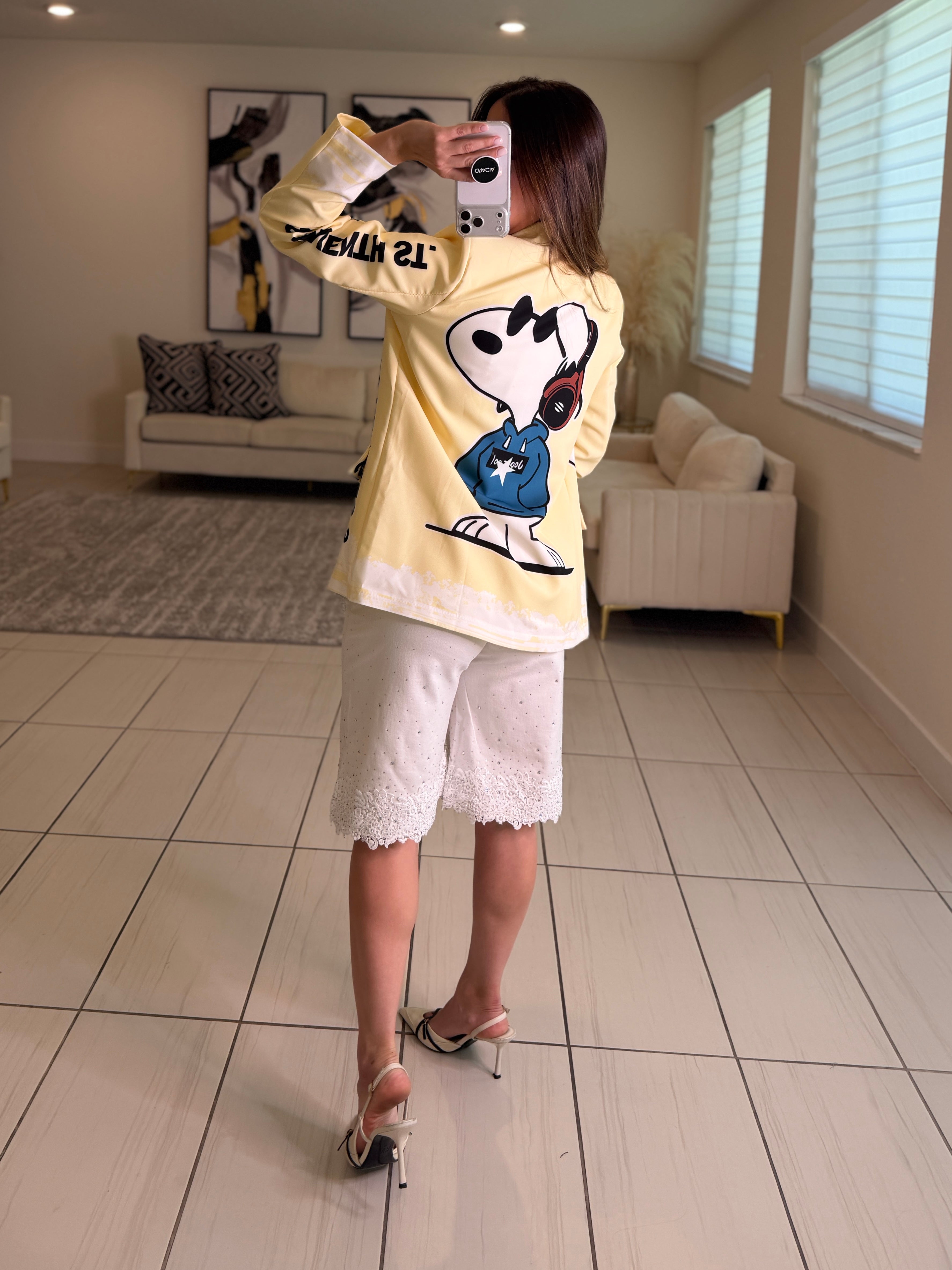 Road Avenue Yellow Blazer