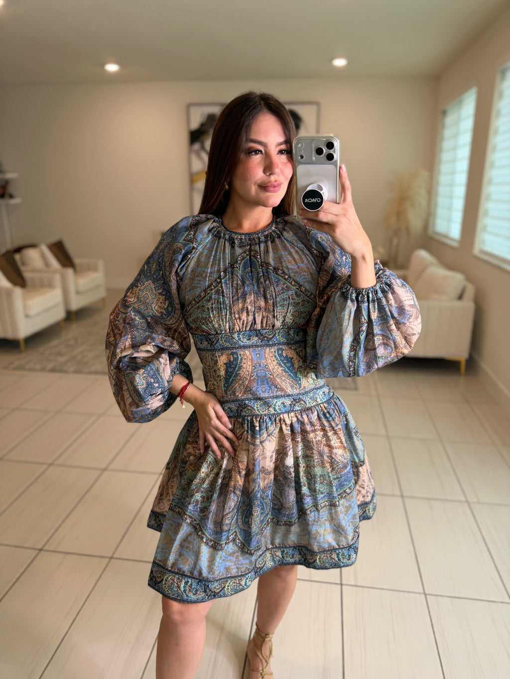 Wanderlust Blue Dress