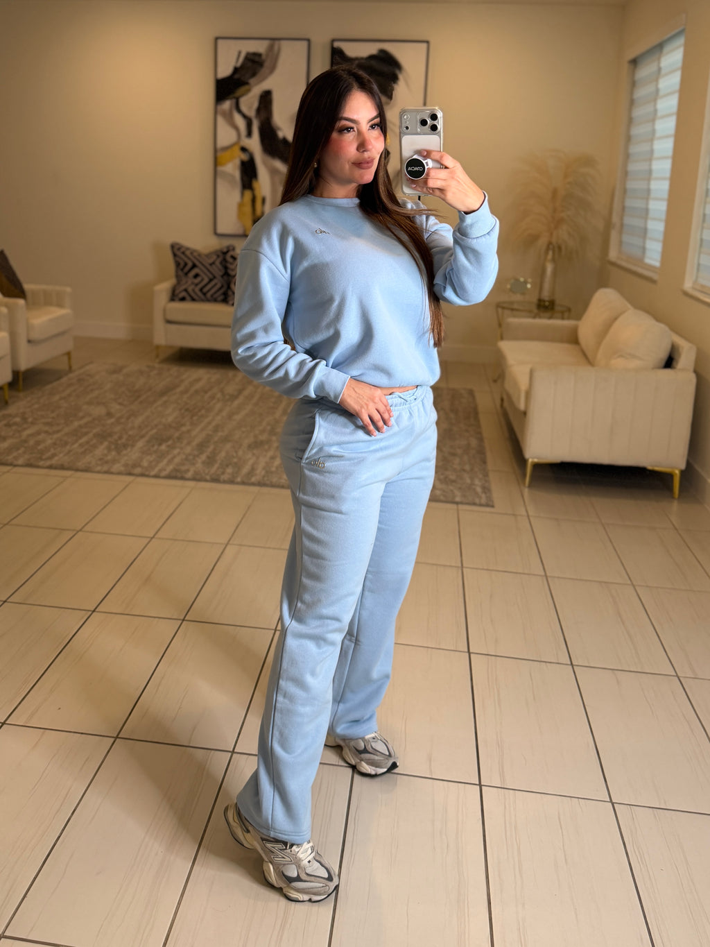 Serenity Halo Light Blue Pant Set