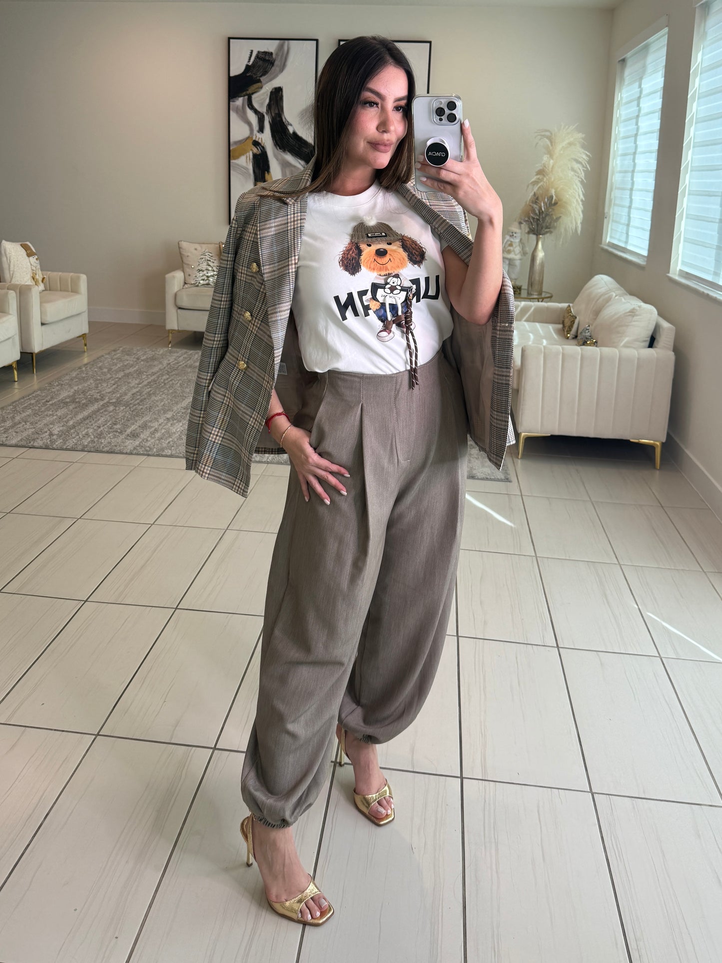 Elite Standard Plaid Blazer