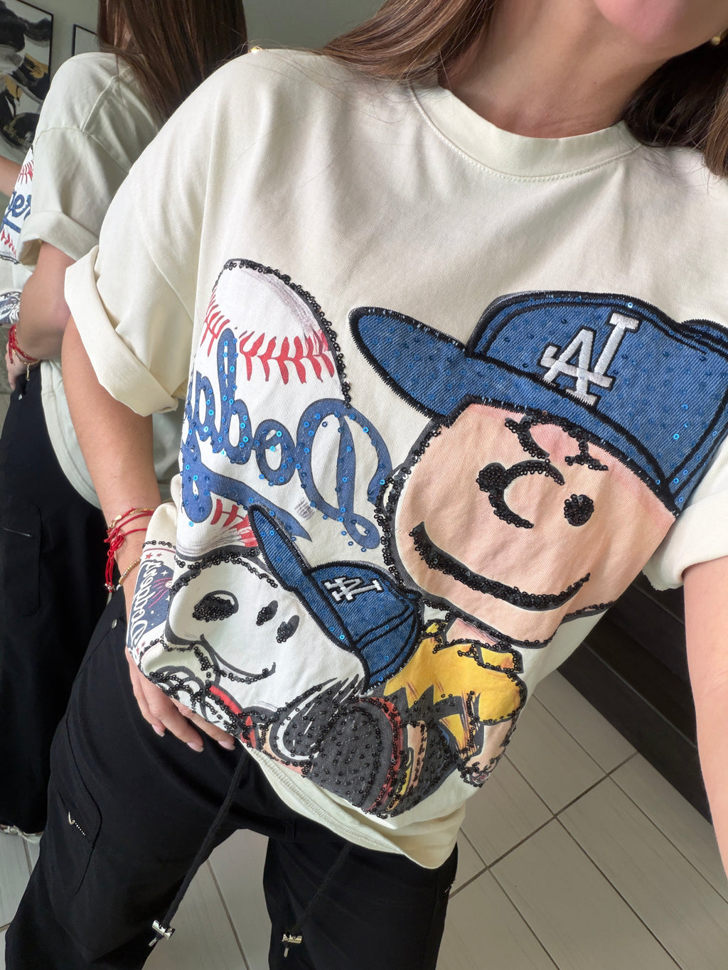 Good Fortune Beige Tshirt