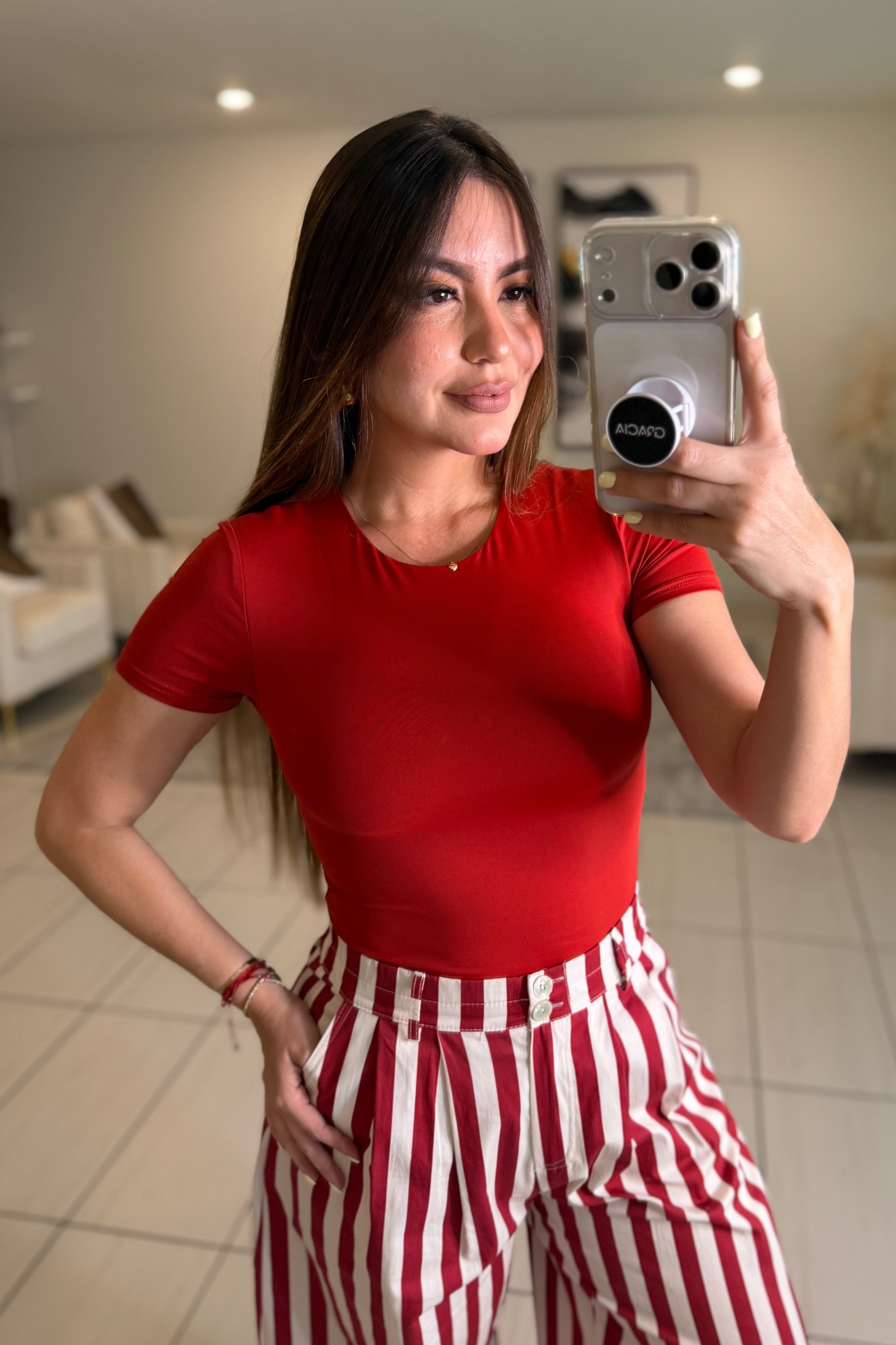 Soft Serenity Red Wine Basic Top