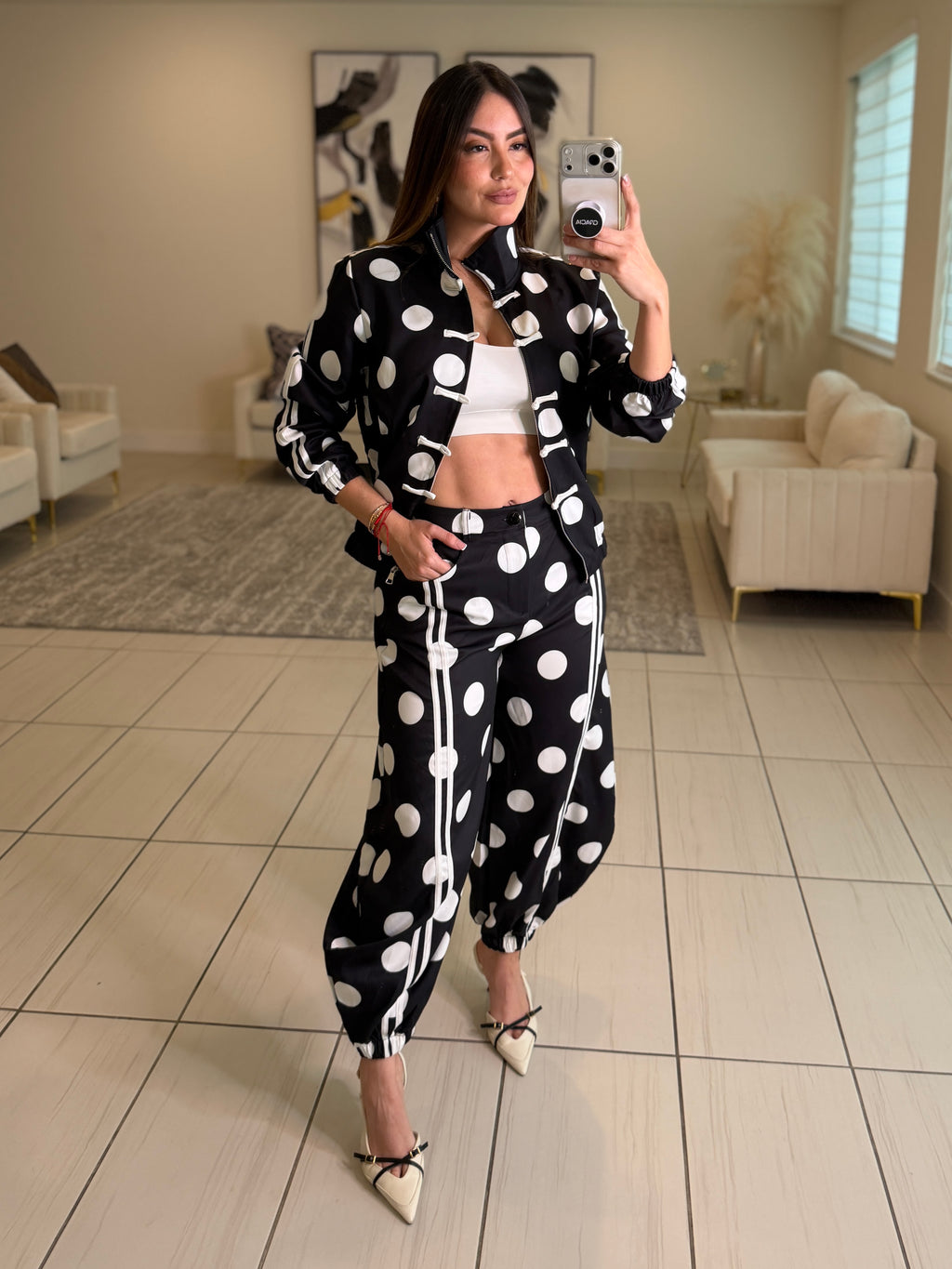Oriental Polka Muse Black Set