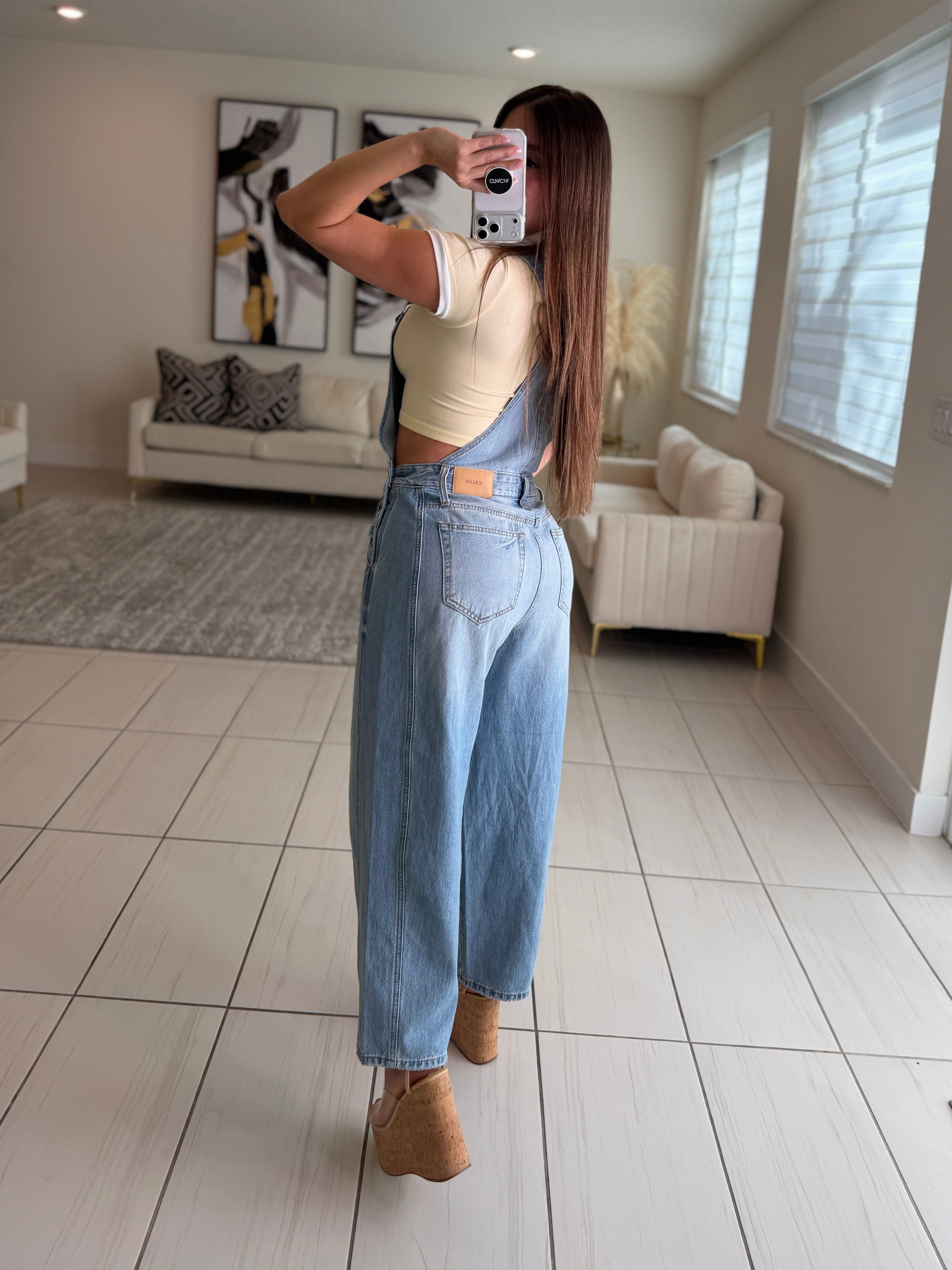 High Road Denim Barrel Jumpsuit
