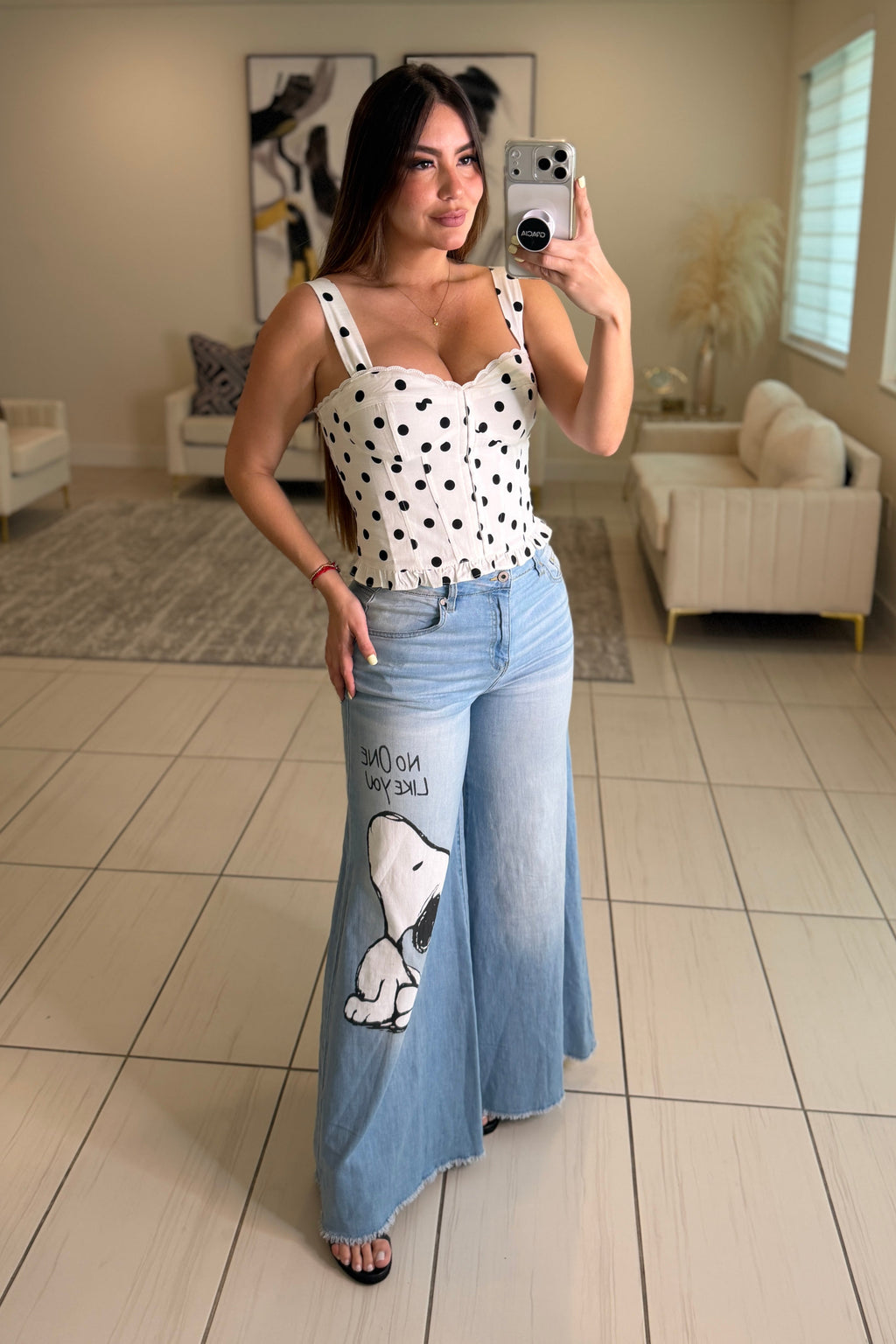 Coolest Energy Flare Denim Pants