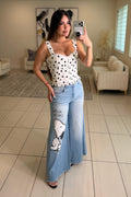 Coolest Energy Flare Denim Pants