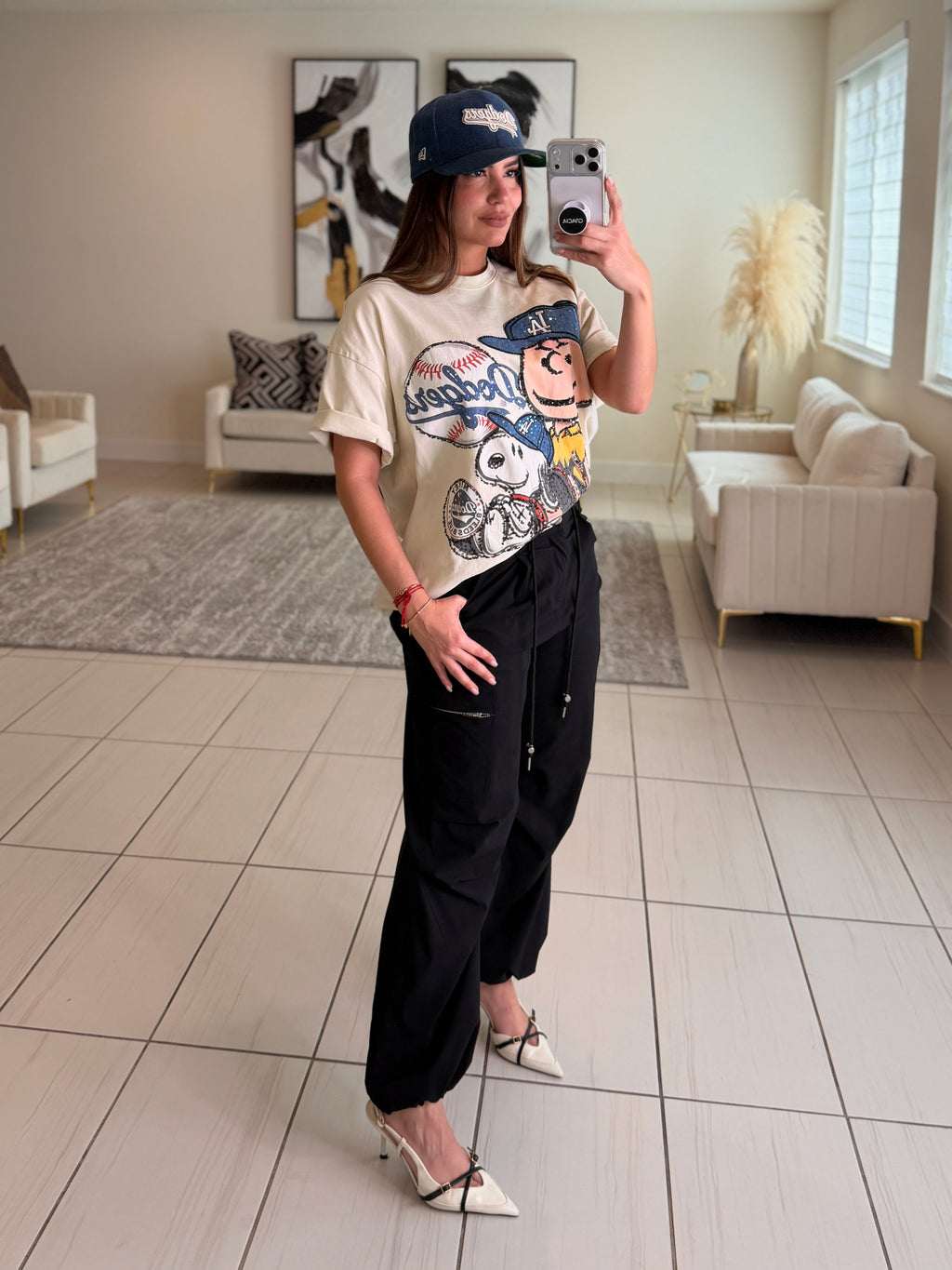 Goddess Black Cargo Pants