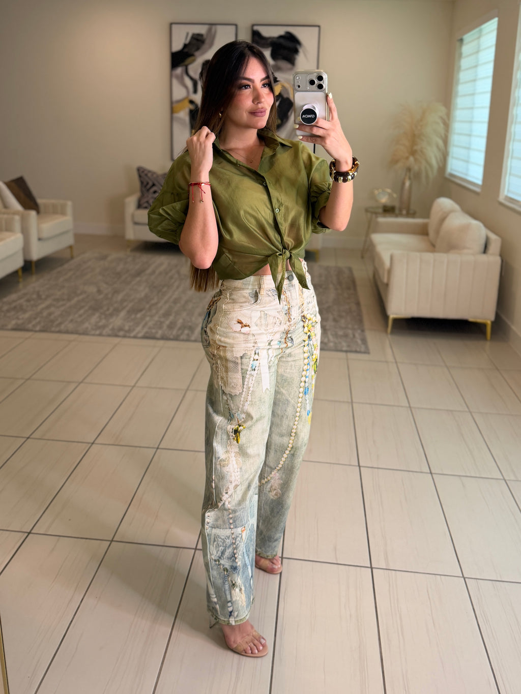 Charming Cool Print Pants