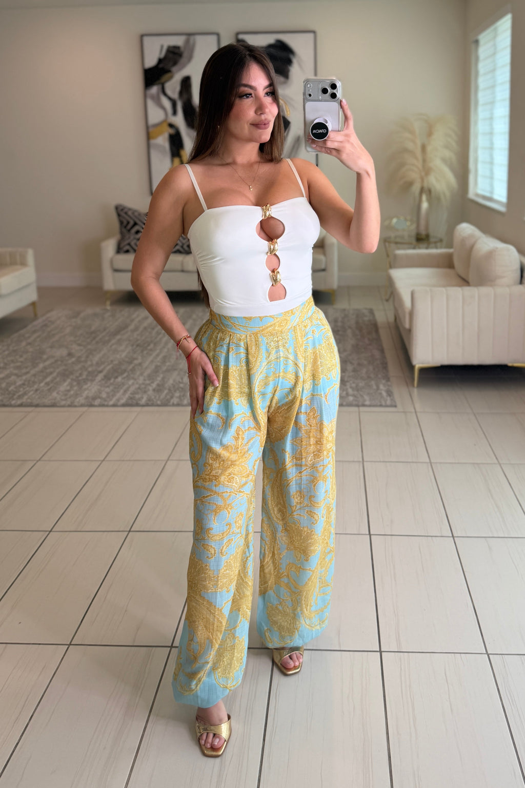 Sculpted Ease White Bodysuit