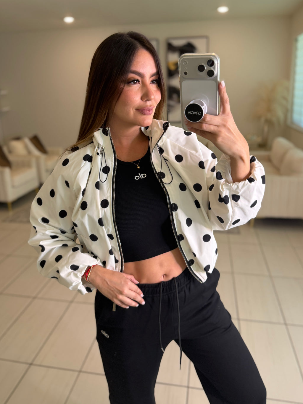 Iconic Halo Black Jogger Pant Set