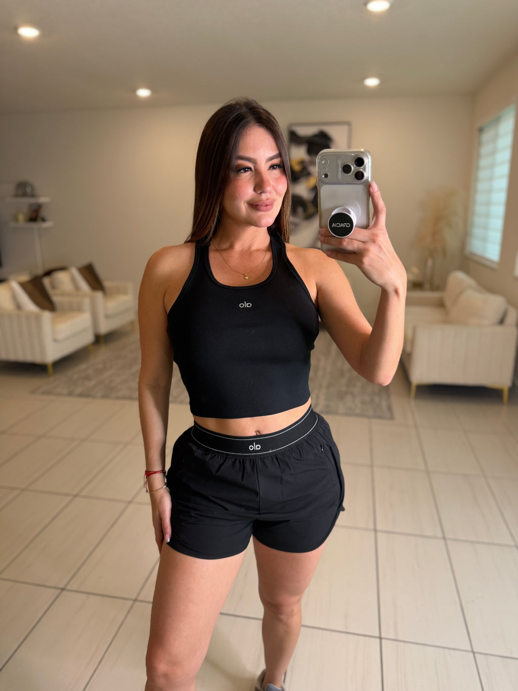 Match Point Black Short Set