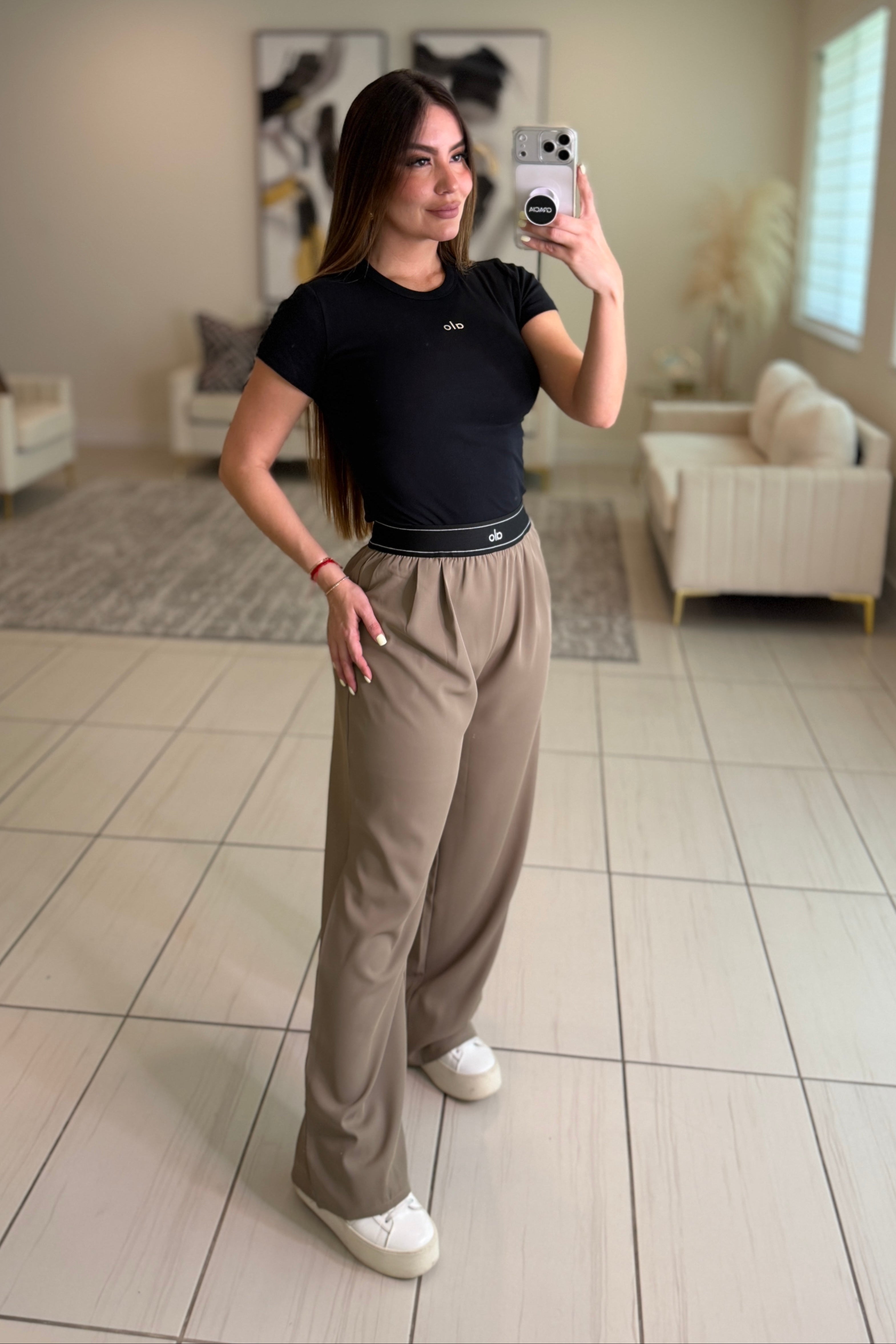 Suit Up Halo Taupe Pants