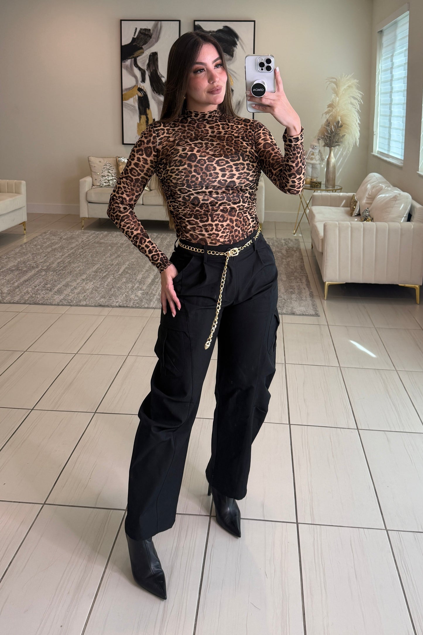 Wild Passion Leopard Print Bodysuit