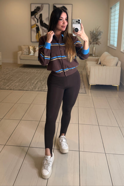 Power Sculpt Brown Leggings