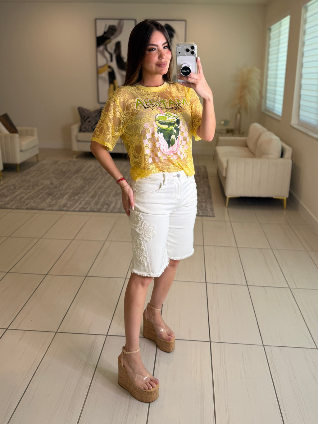 Matcha Club Yellow Tshirt