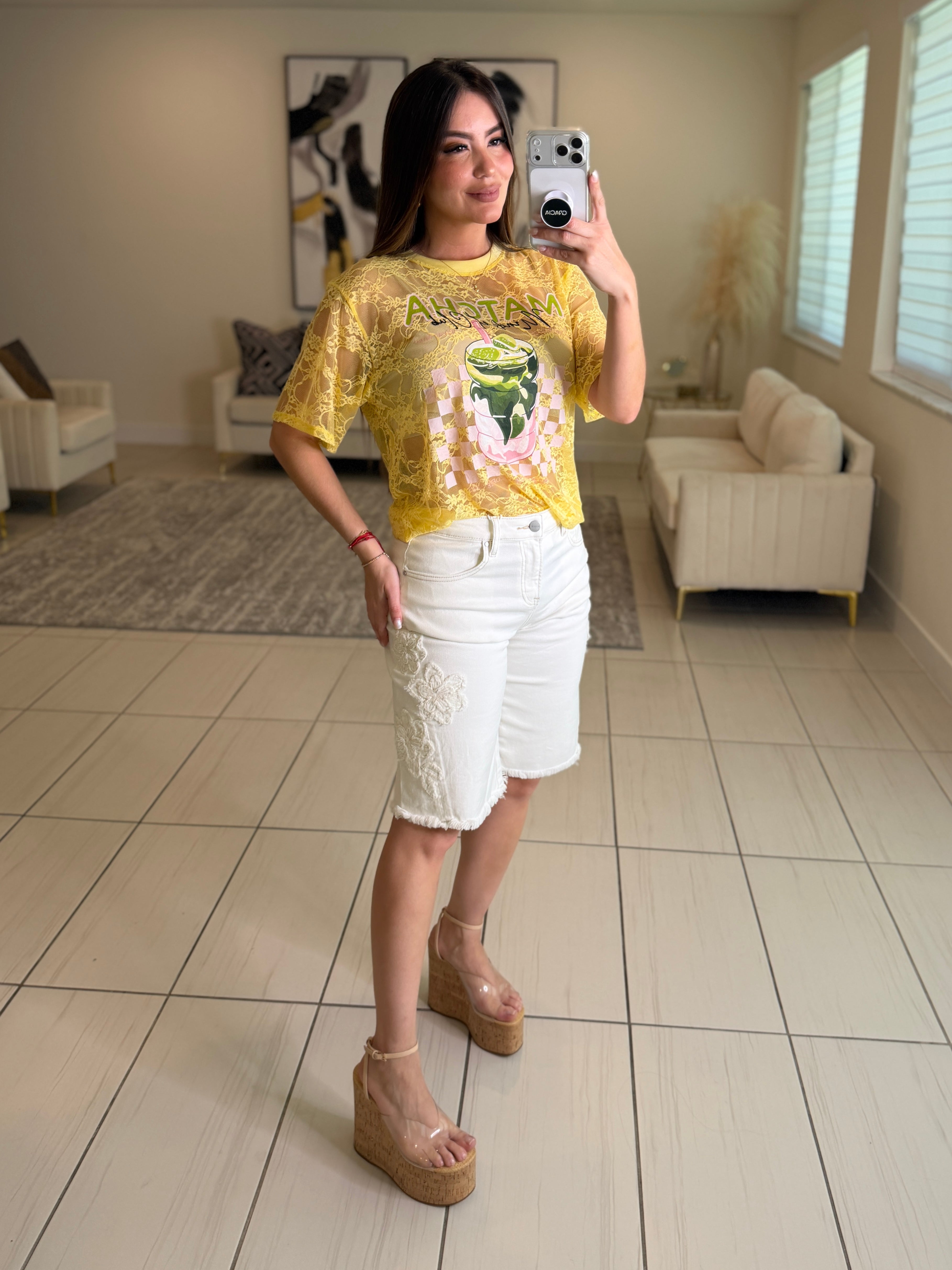 Matcha Club Yellow Tshirt