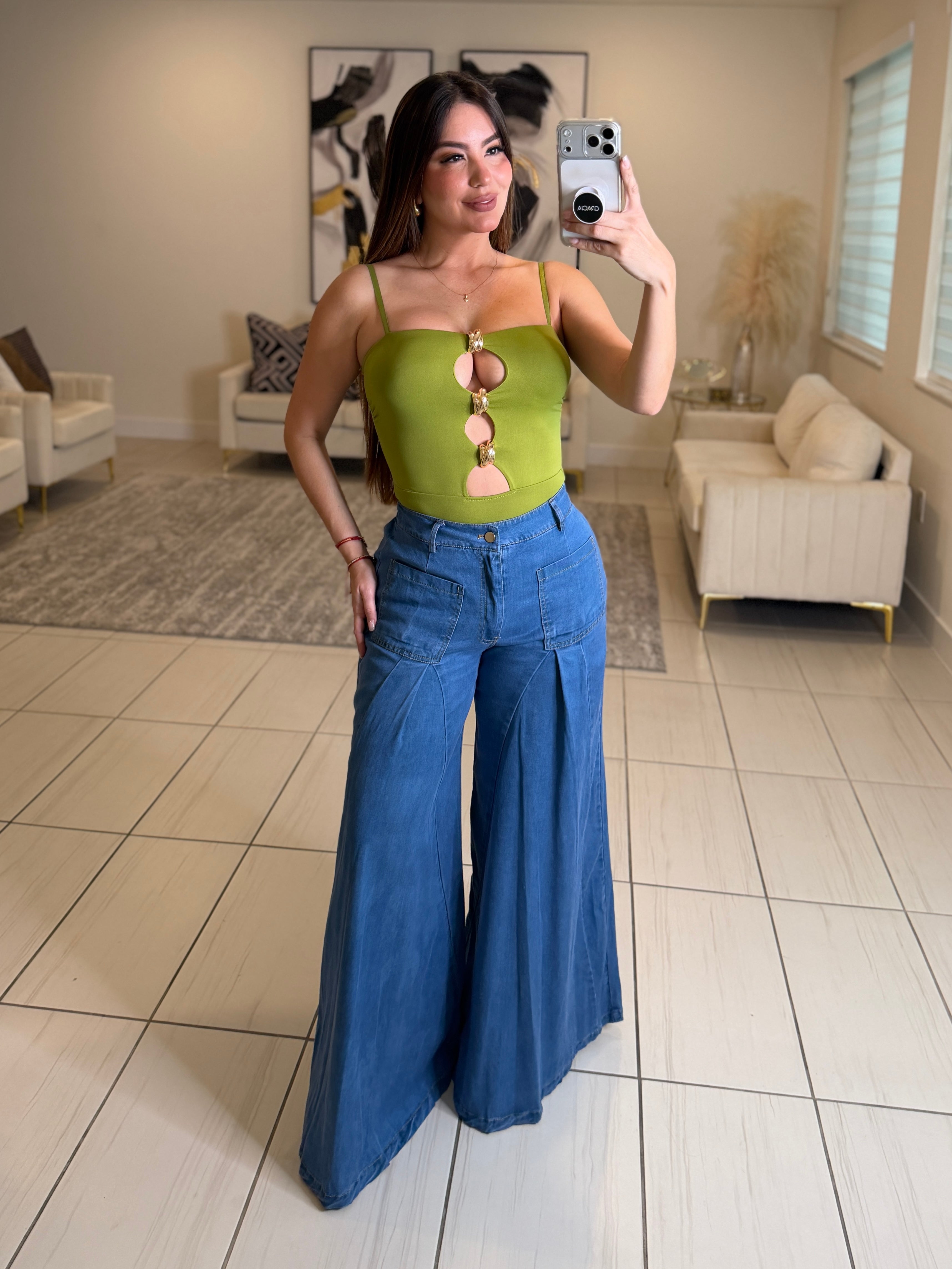 Iconic Flare Soft Denim Pants