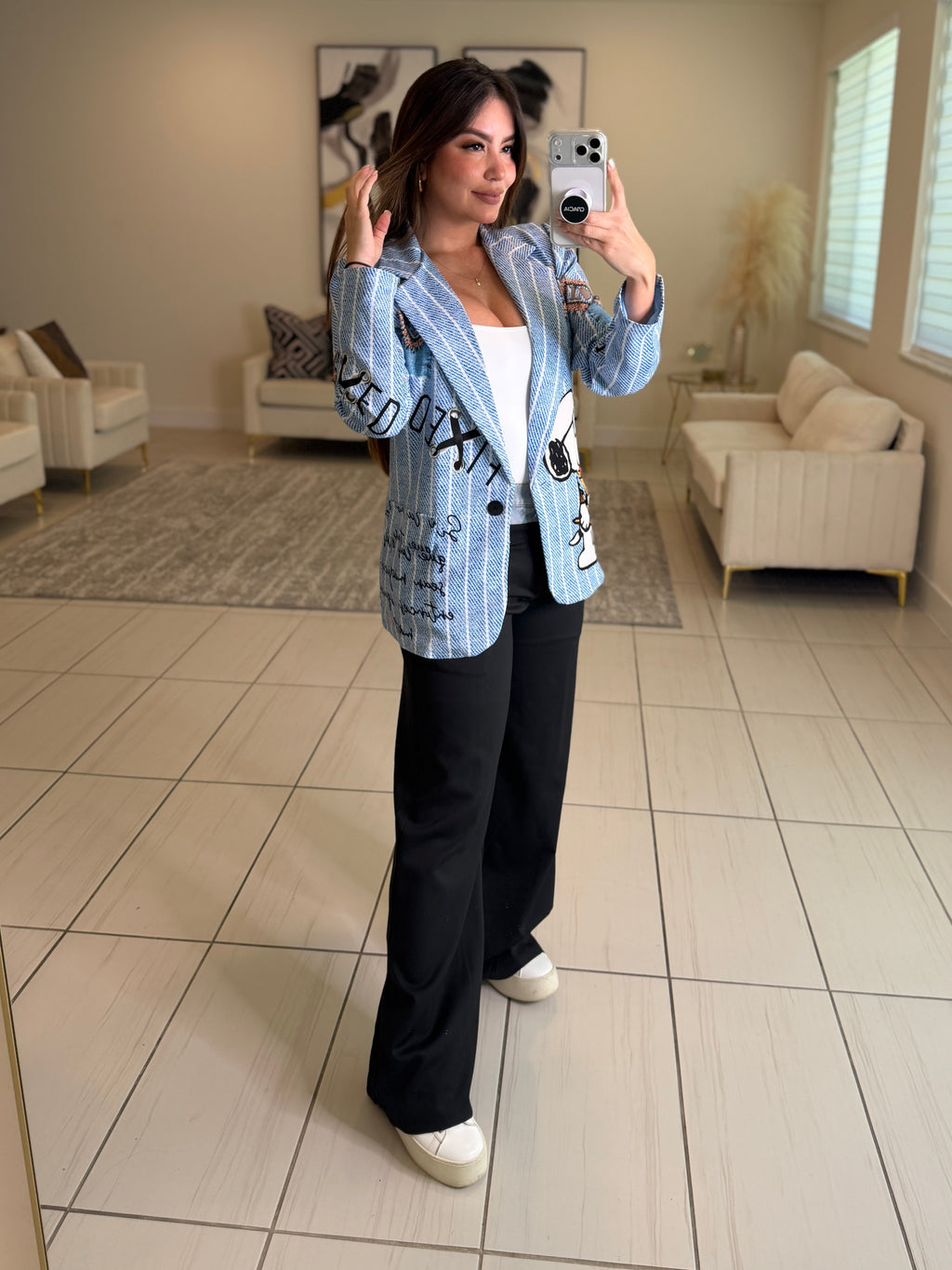Glamorous Magic Blue Blazer
