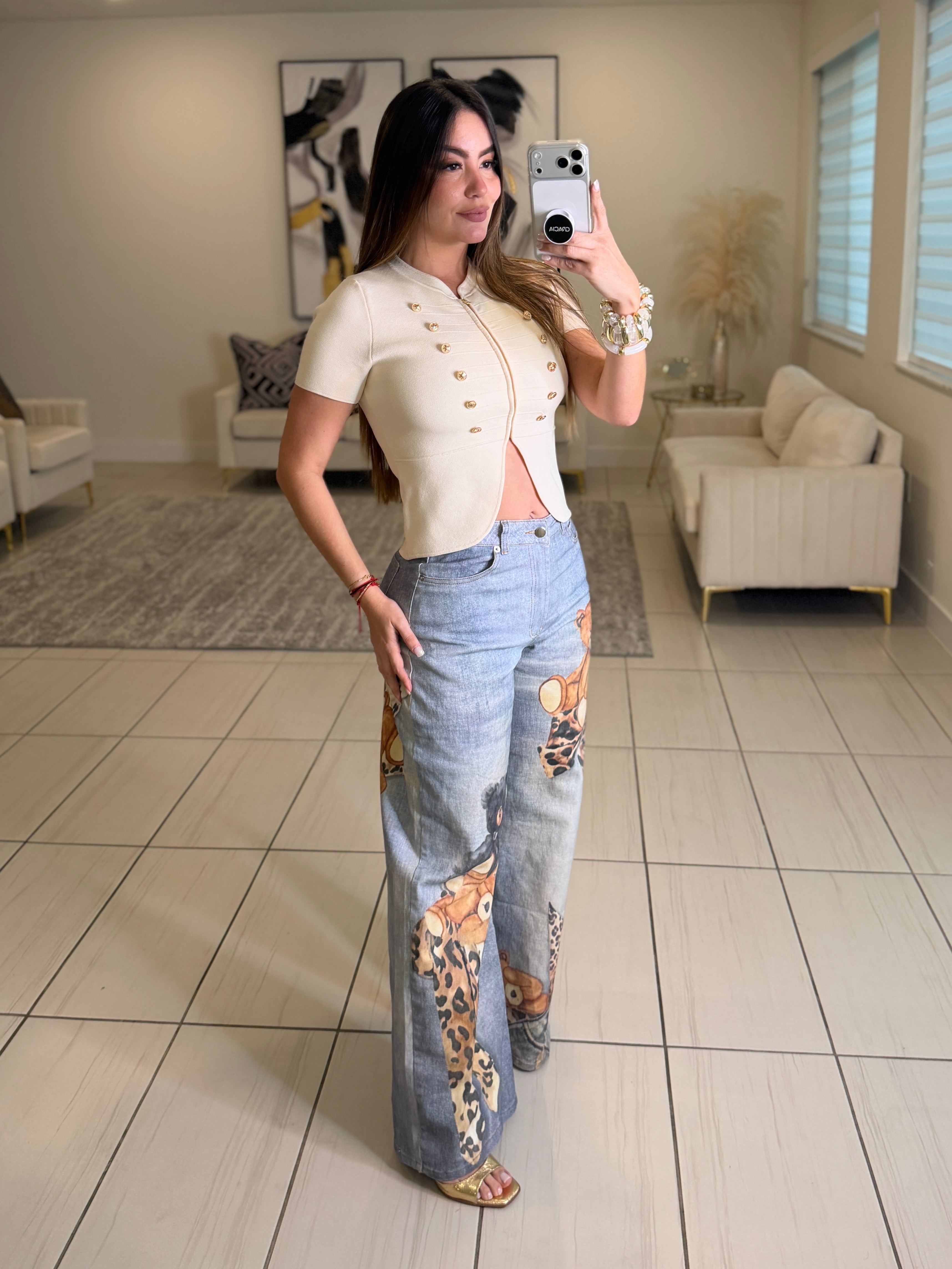Charming Leopard Printed Pants