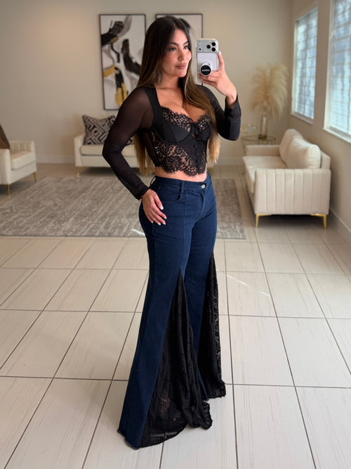 City Things Flare Denim Pants