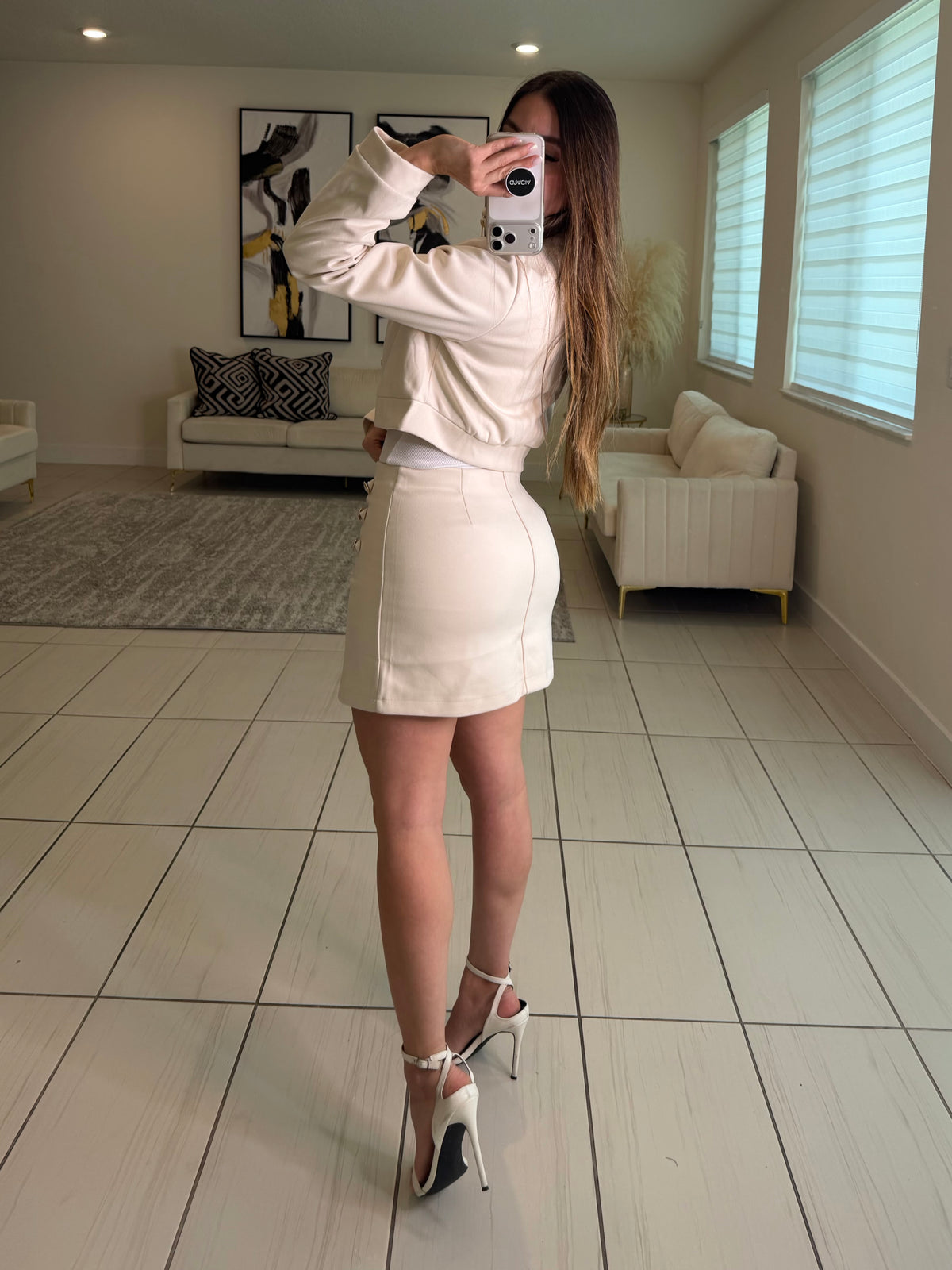 Napoleon Maison Ivory Skort Set