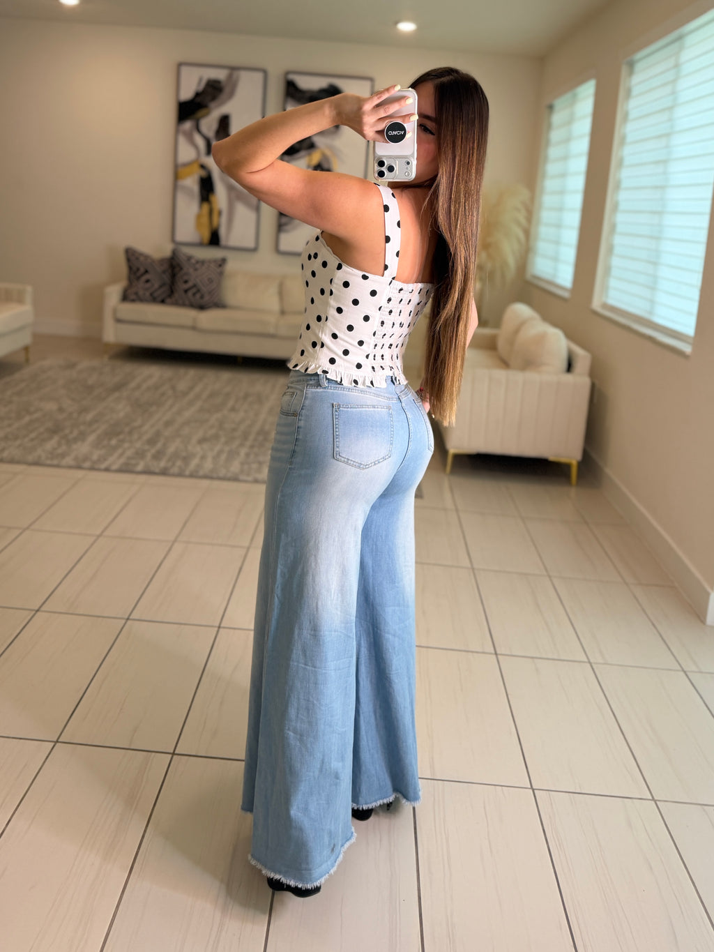 Coolest Energy Flare Denim Pants