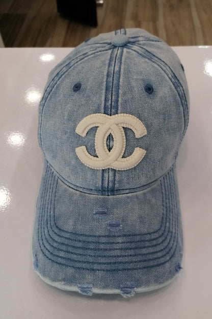Iconic Chic Blue Denim Cap