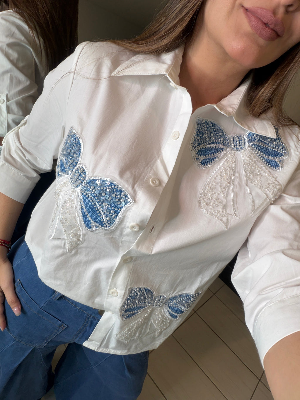Sweet Bows White Shirt