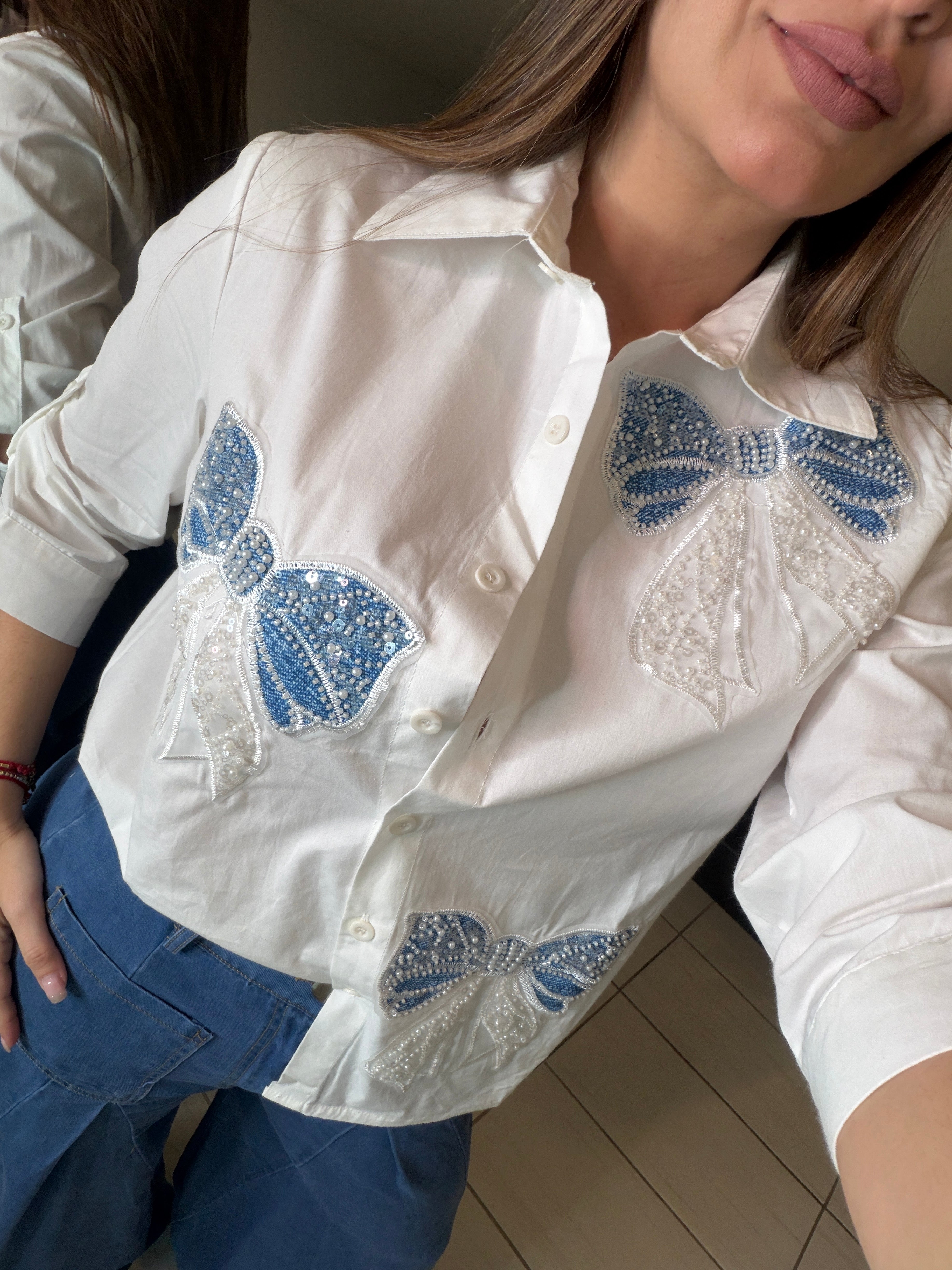 Sweet Bows White Shirt