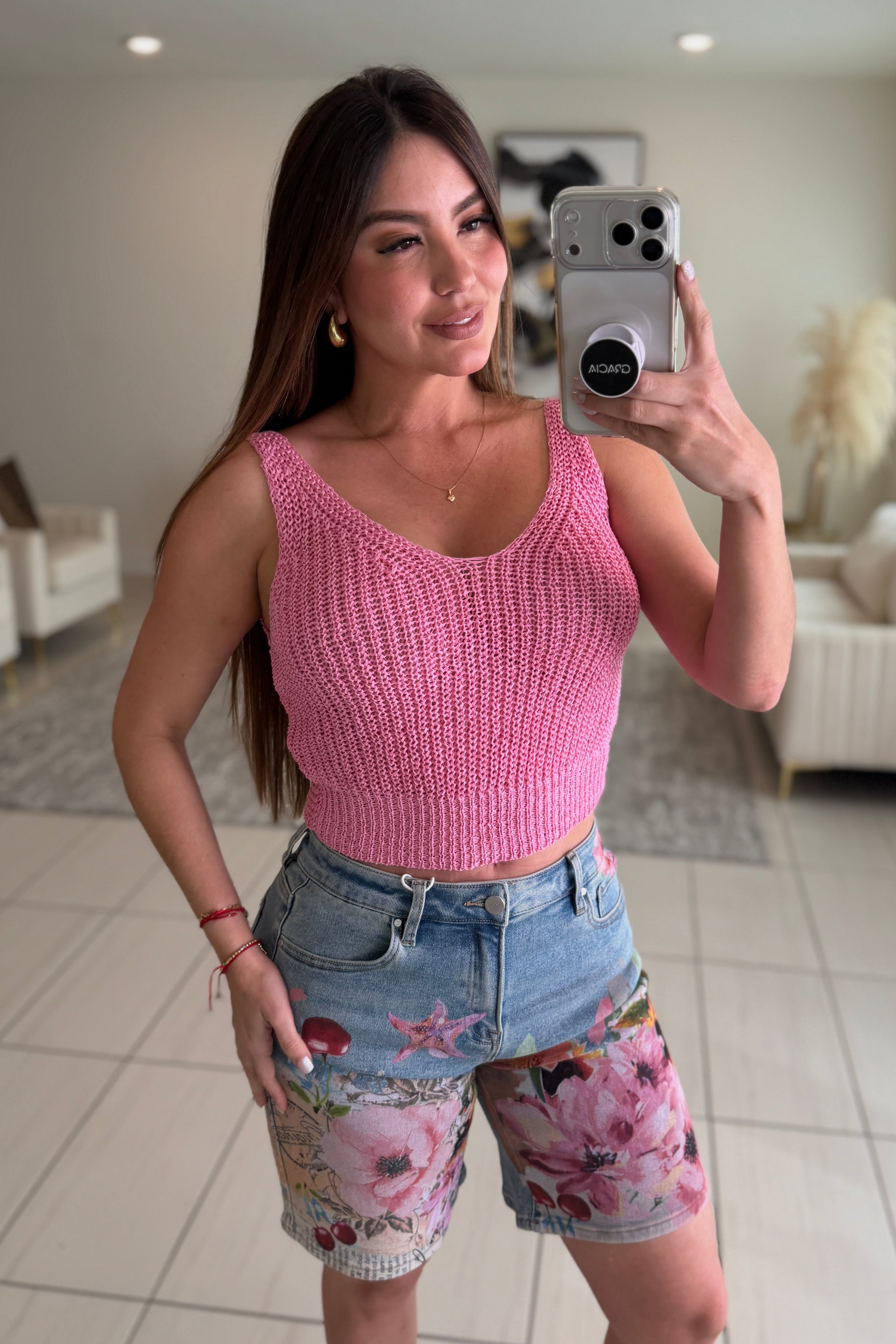 Staying True Pink Top