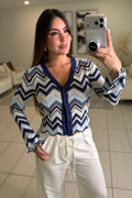 Afterglow Affair Blue Top