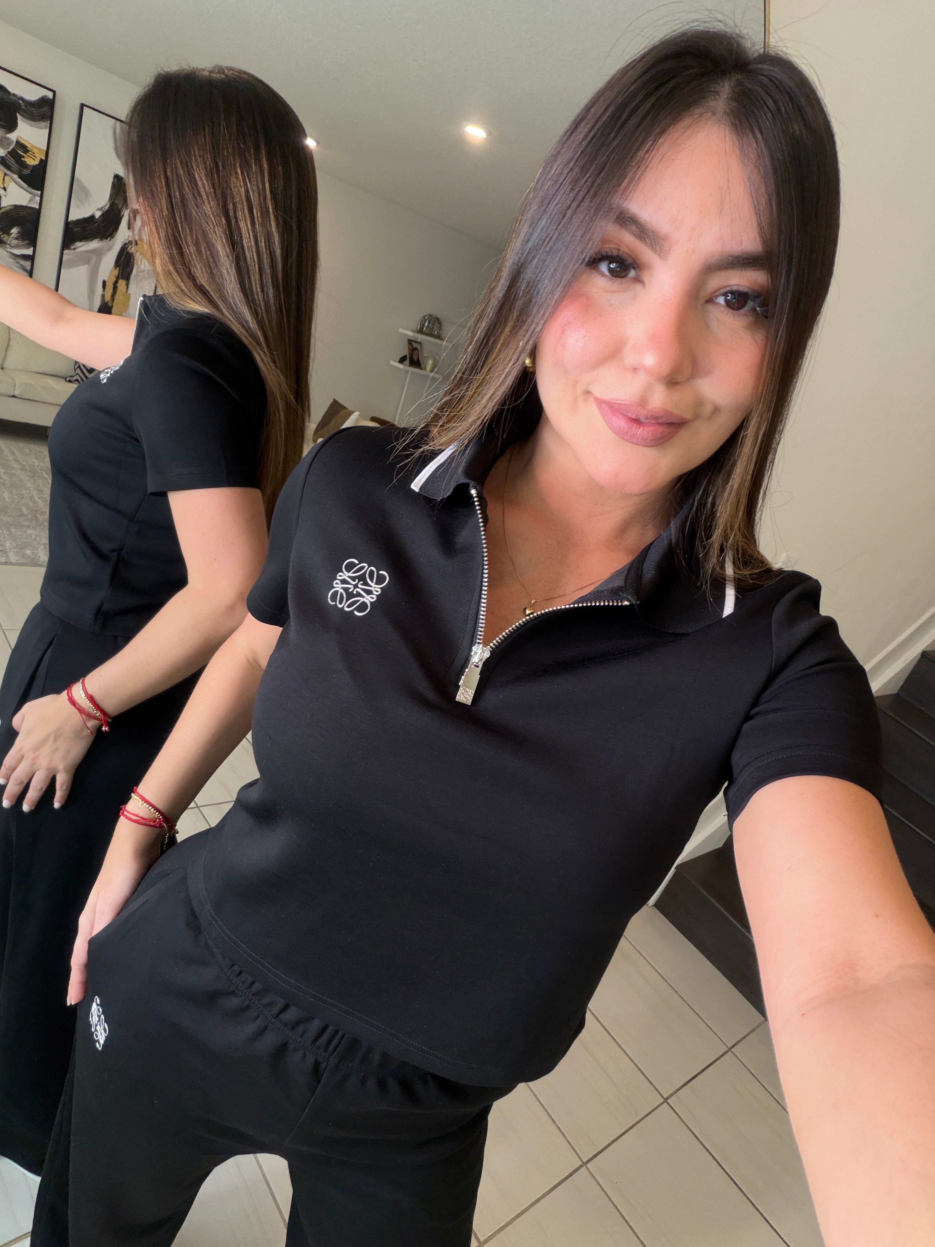 Iconic Muse Black Pant Set