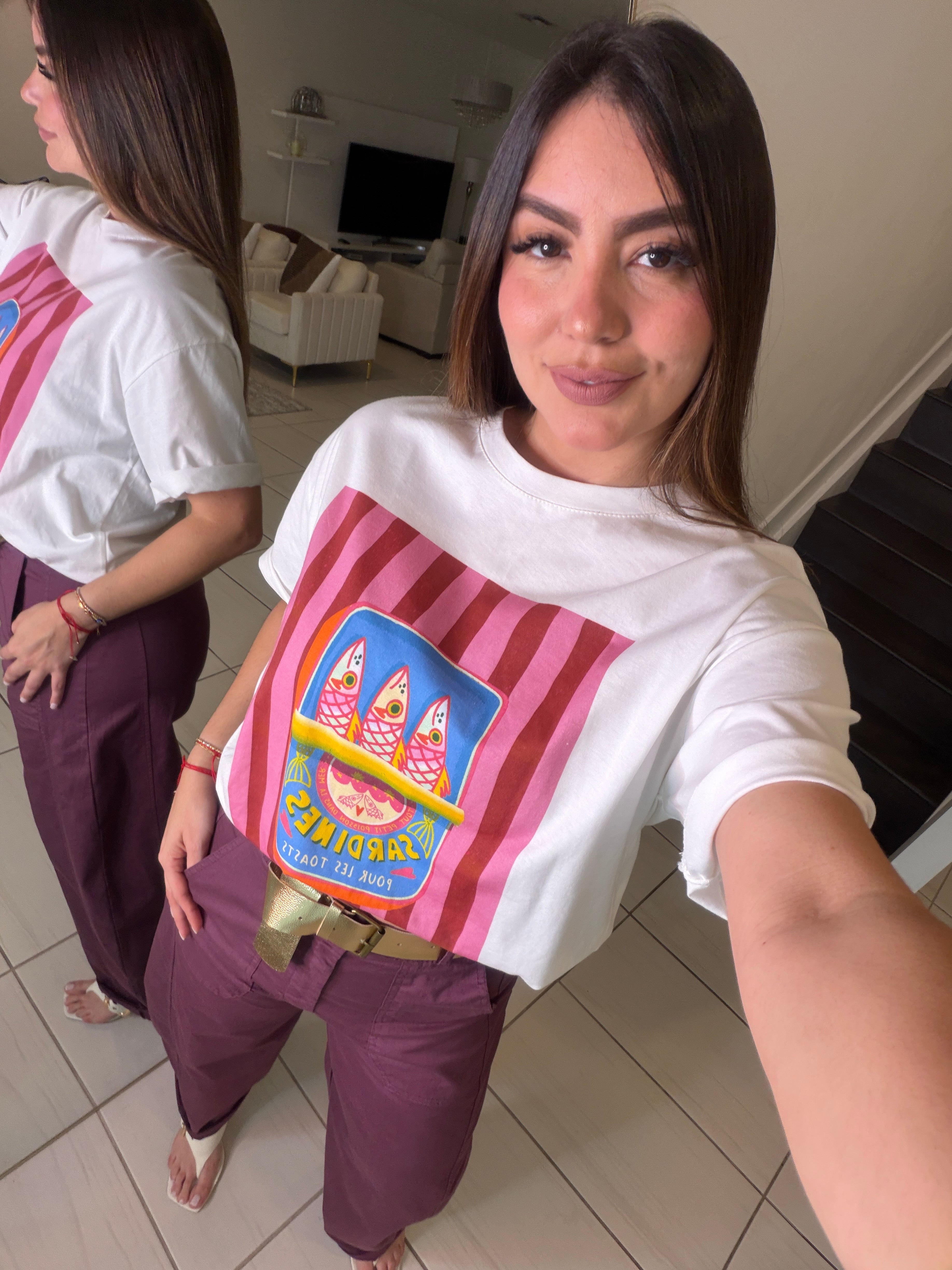 Chic Sardines White Tshirt