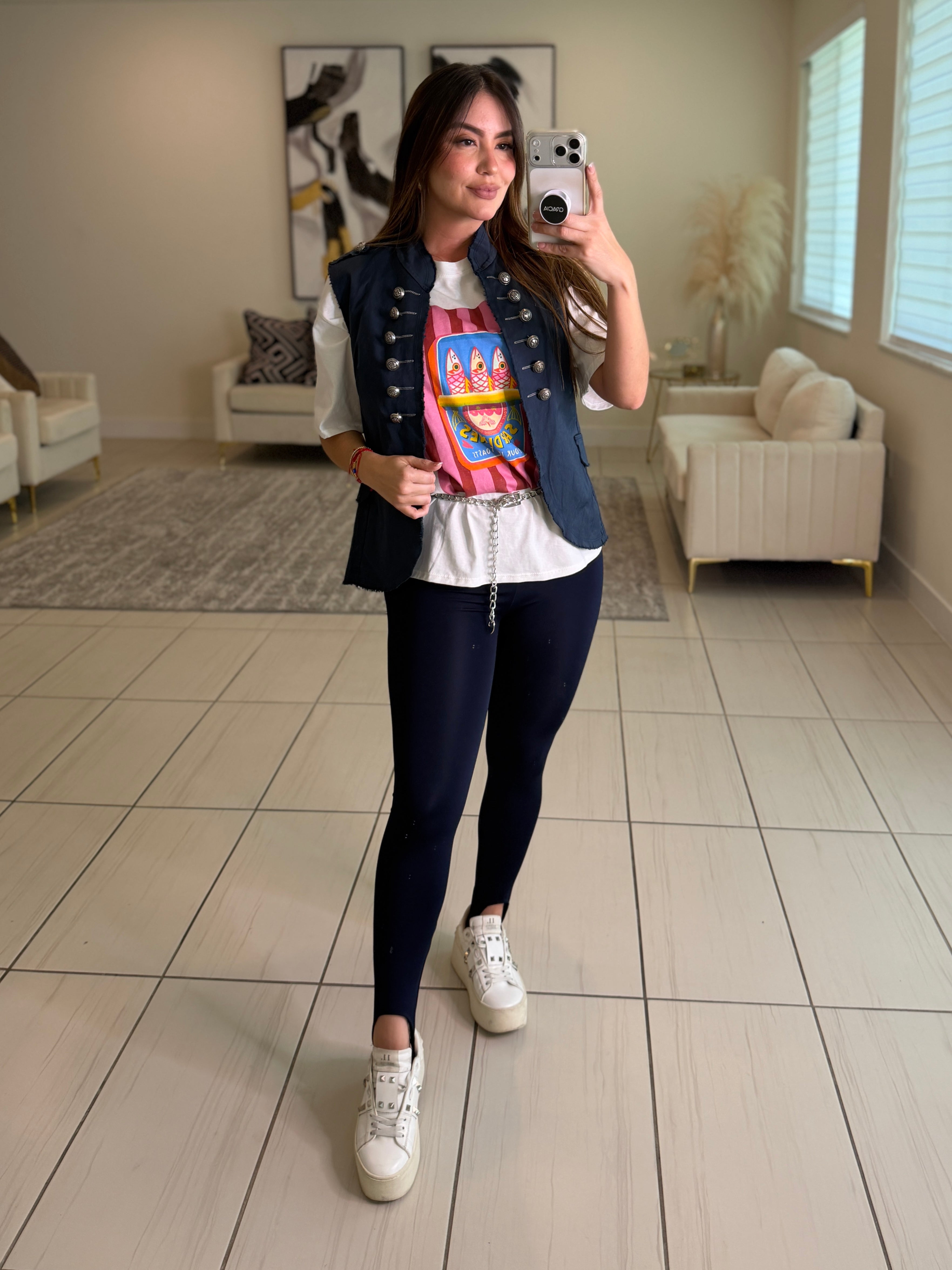 Power Sculpt Navy Blue Leggings