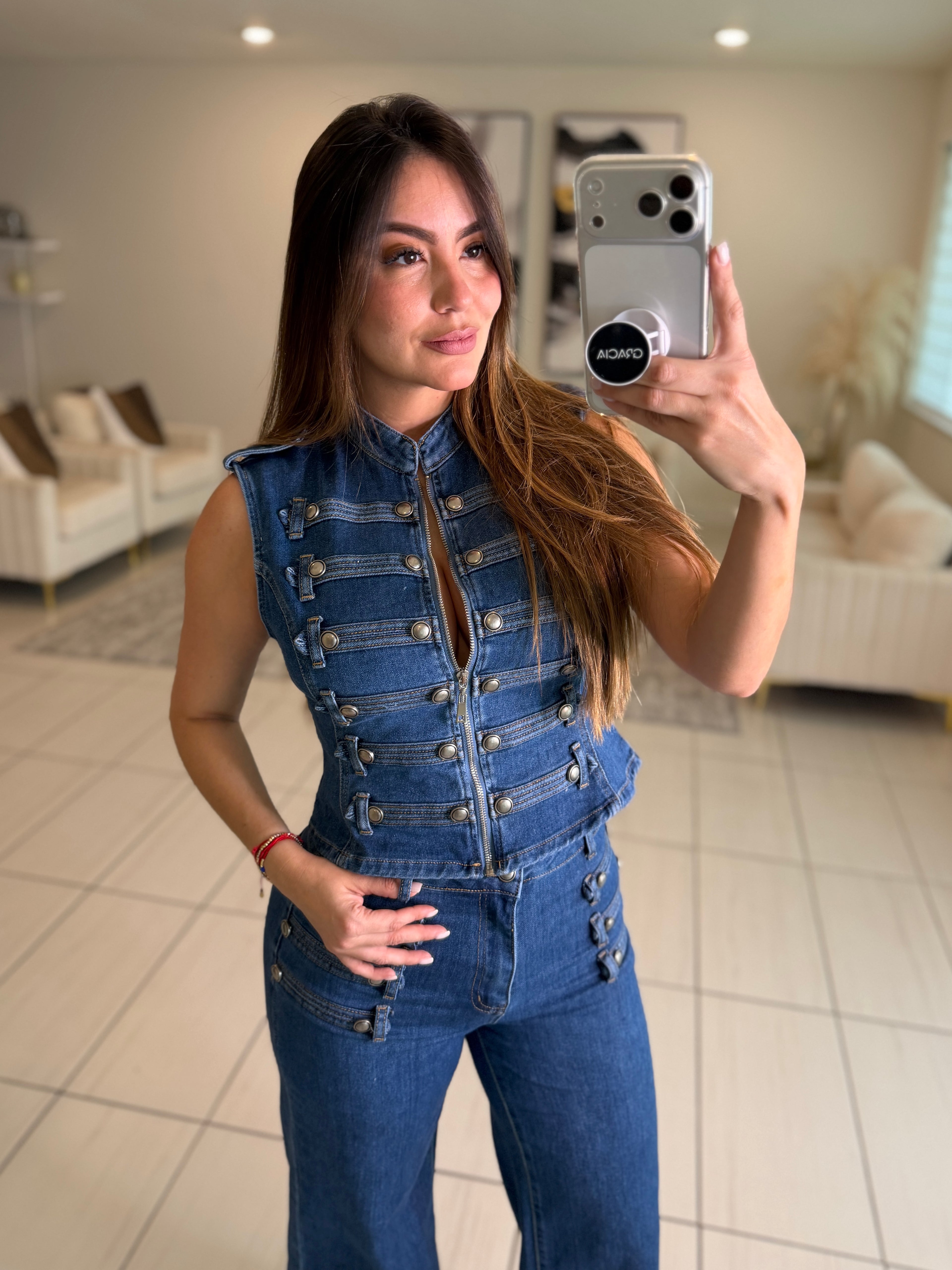 Iconic Napoleon Denim Pant Set