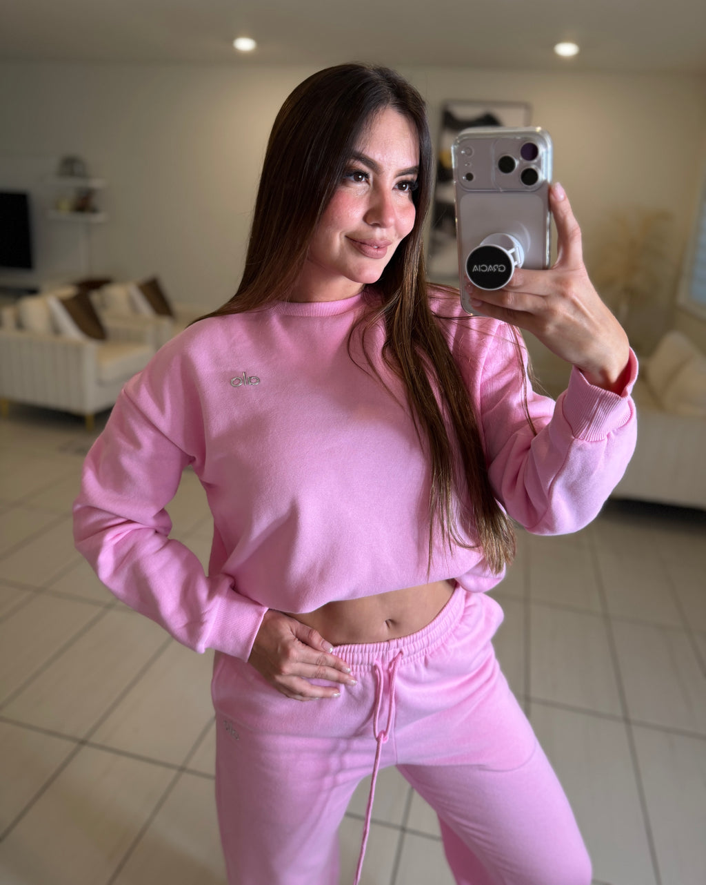 Serenity Halo Pink Pant Set