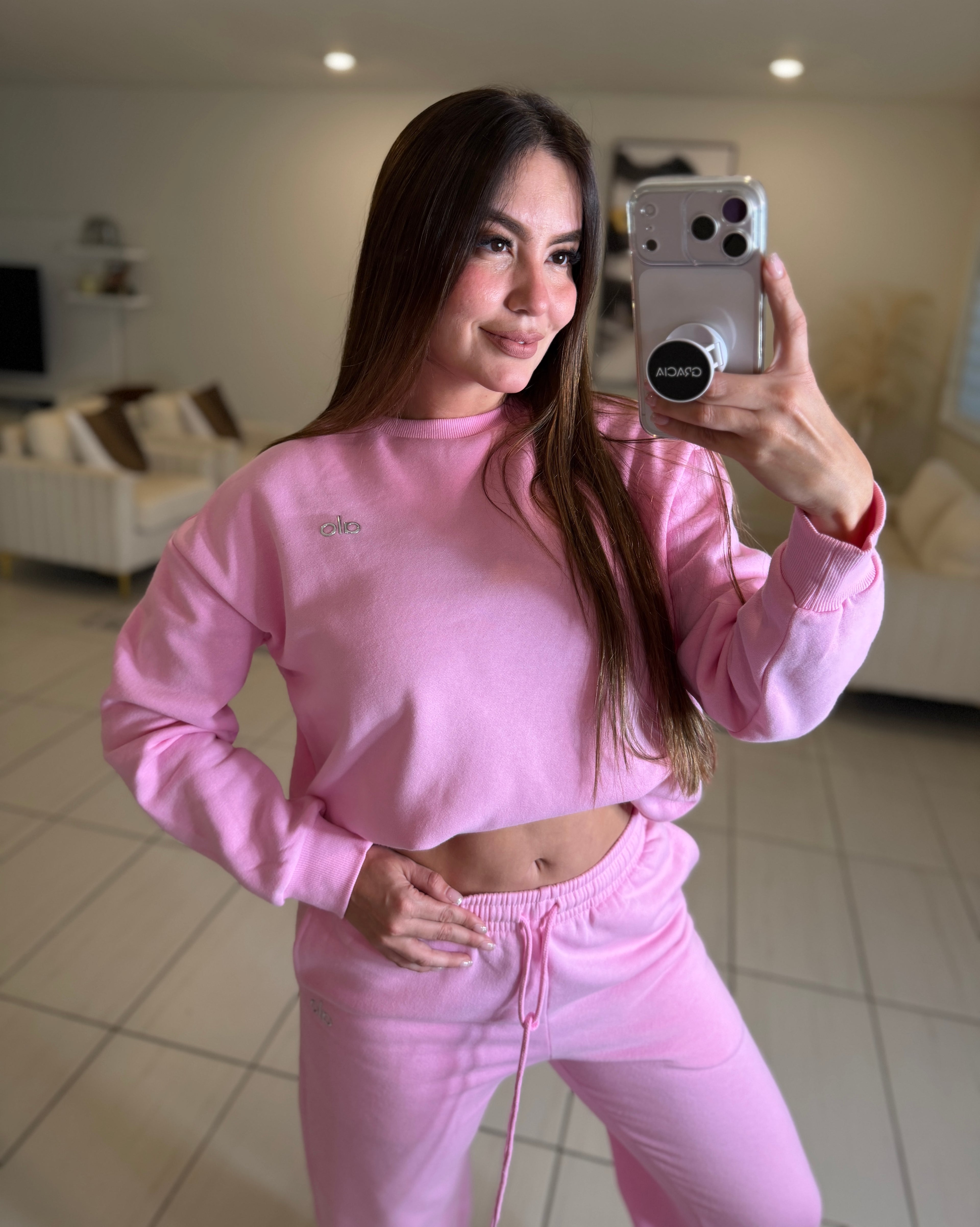 Serenity Halo Pink Pant Set